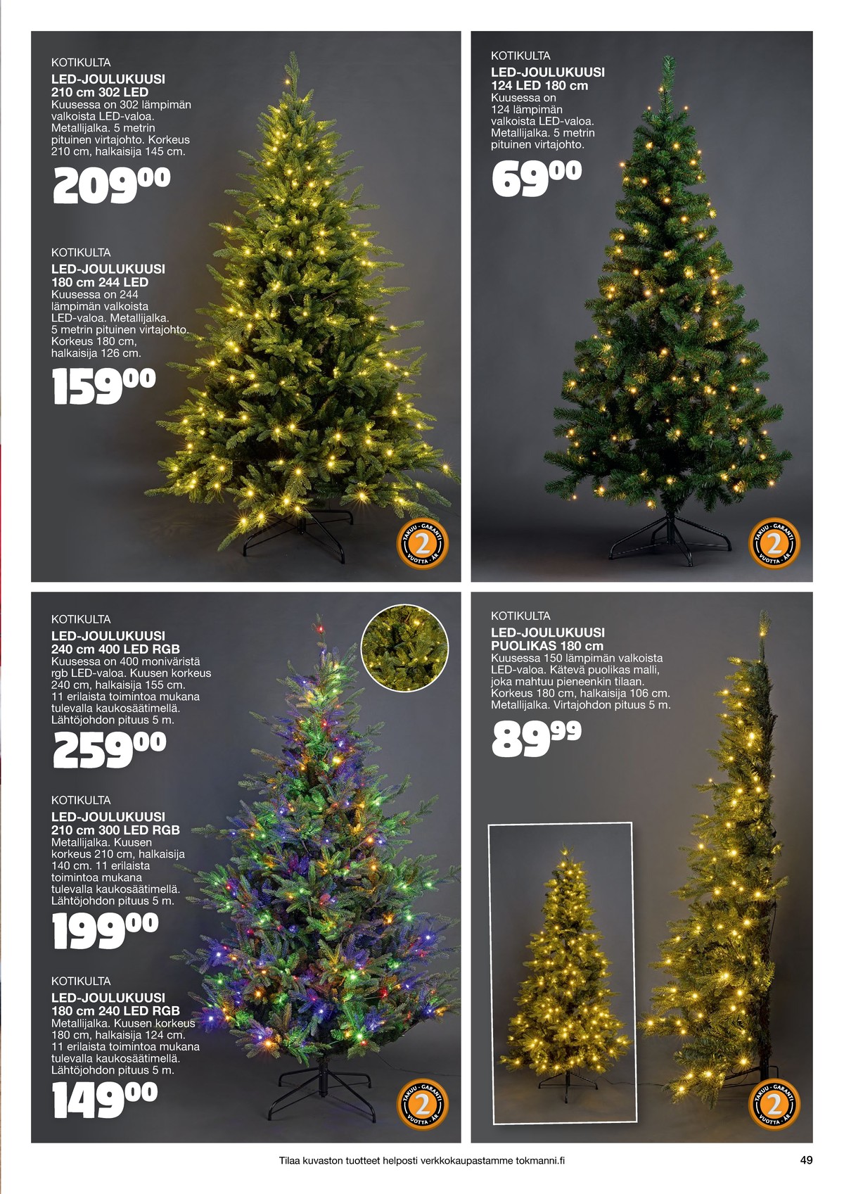 Katso ketjun Tokmanni tarjouslehti viikolta 1 sivustolla Viikkotarjoukset.fi. Löydät monia hyviä tarjouksia erilaisista tuotteista. Lue tarjouslehti täältä! Sivu 49