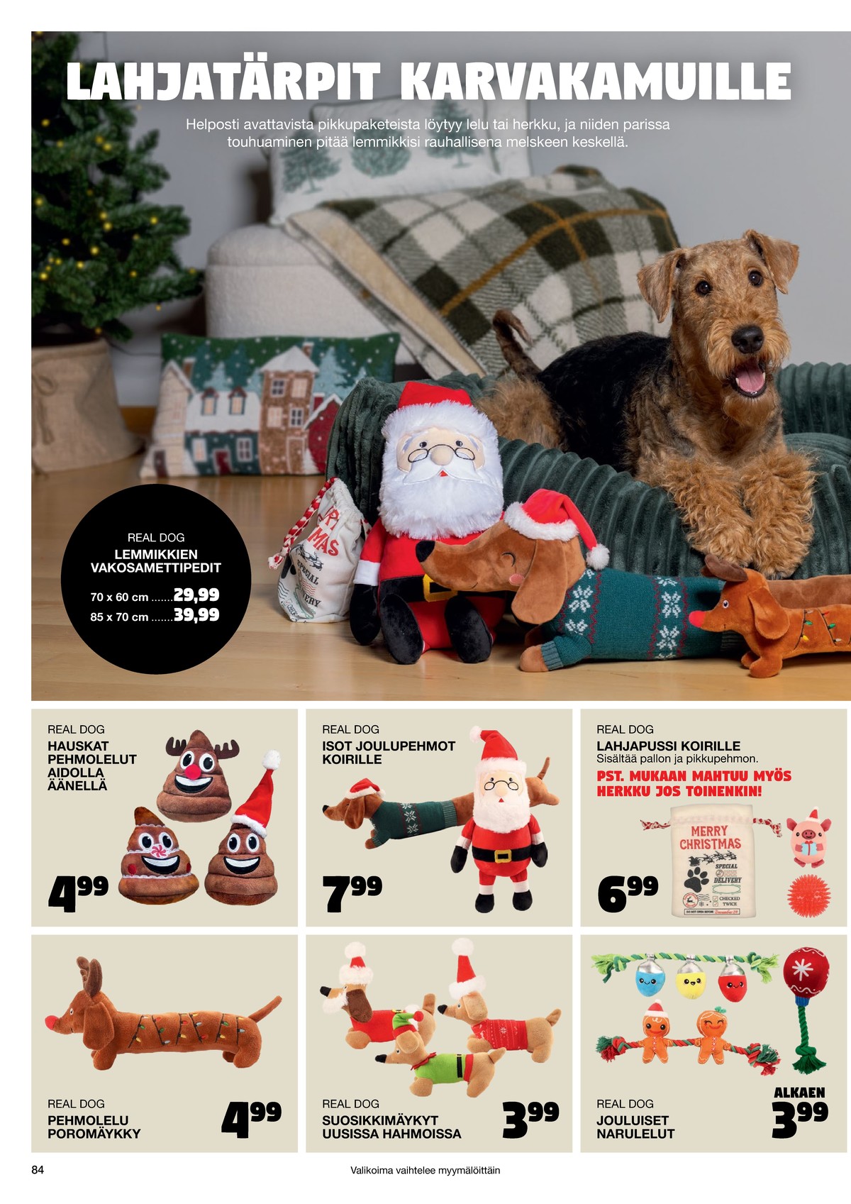 Katso ketjun Tokmanni tarjouslehti viikolta 1 sivustolla Viikkotarjoukset.fi. Löydät monia hyviä tarjouksia erilaisista tuotteista. Lue tarjouslehti täältä! Sivu 84