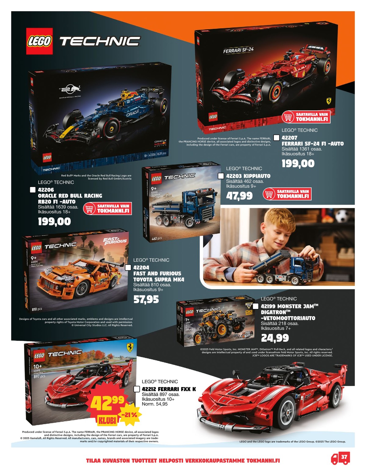 Katso ketjun Tokmanni tarjouslehti viikolta 1 sivustolla Viikkotarjoukset.fi. Löydät monia hyviä tarjouksia erilaisista tuotteista. Lue tarjouslehti täältä! Sivu 37