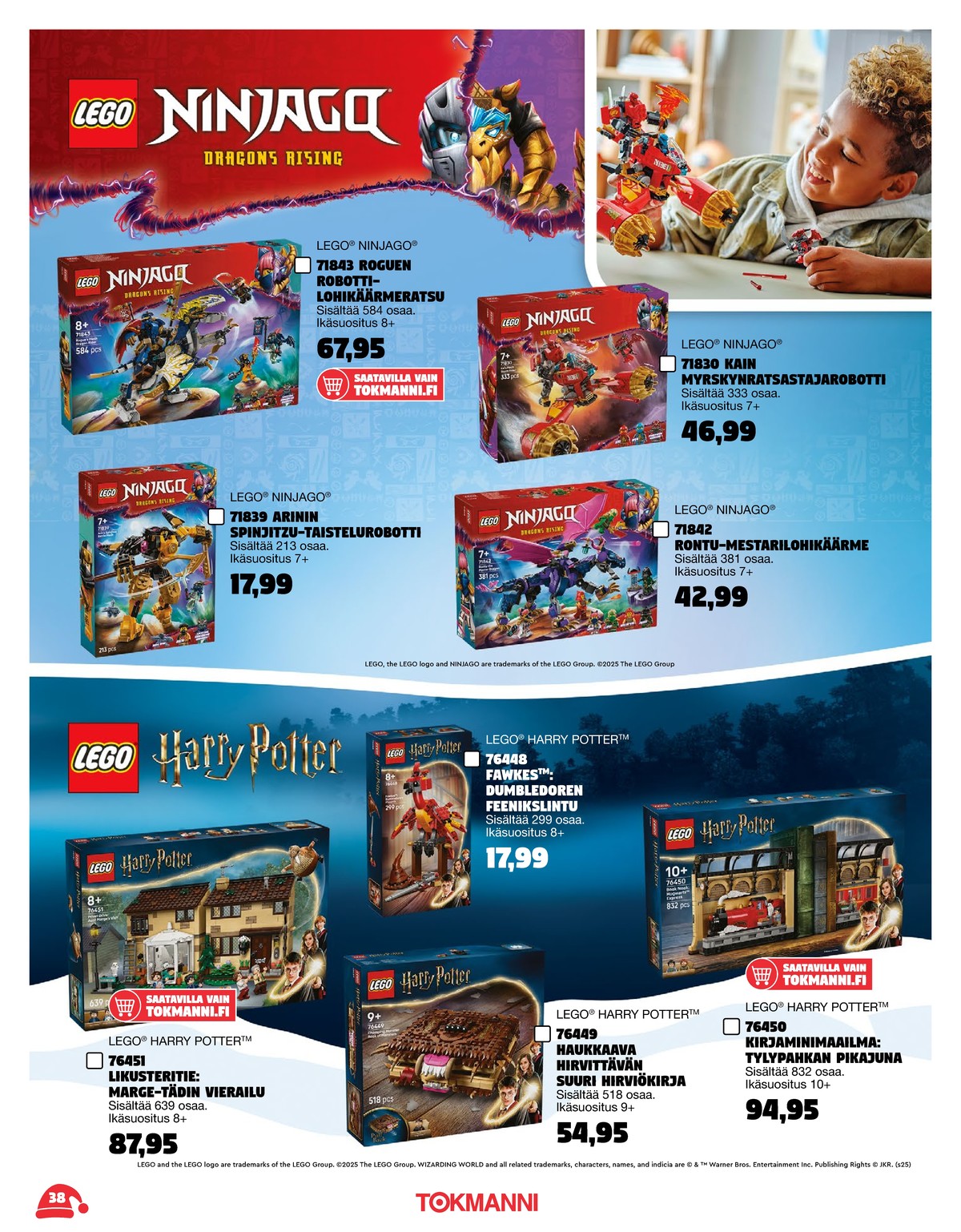Katso ketjun Tokmanni tarjouslehti viikolta 1 sivustolla Viikkotarjoukset.fi. Löydät monia hyviä tarjouksia erilaisista tuotteista. Lue tarjouslehti täältä! Sivu 38