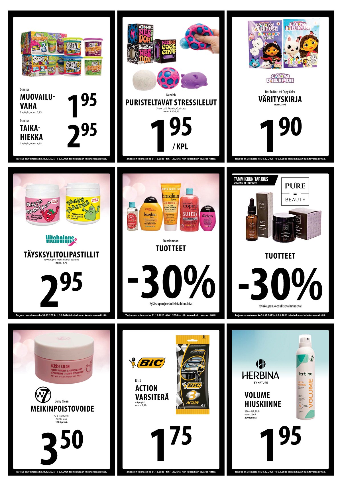 Katso ketjun Keskinen tarjouslehti viikolta 1 sivustolla Viikkotarjoukset.fi. Löydät monia hyviä tarjouksia erilaisista tuotteista. Lue tarjouslehti täältä! Sivu 14