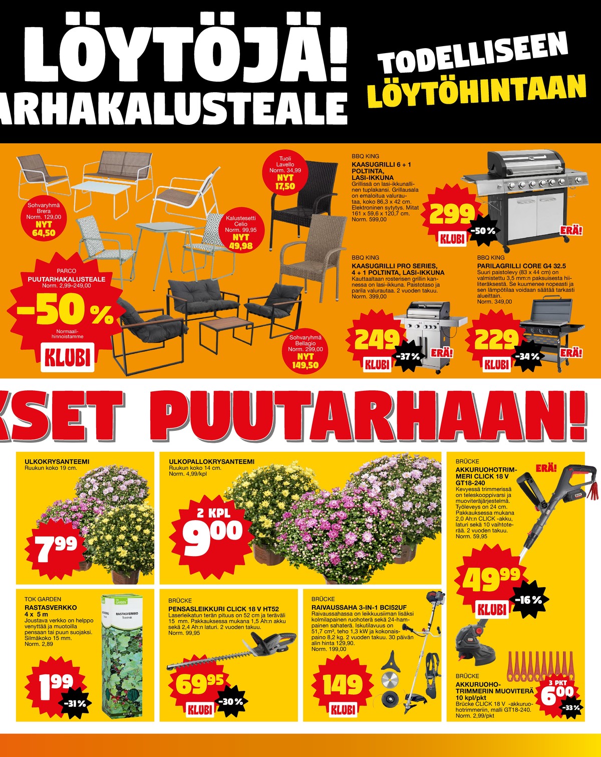 Katso ketjun Tokmanni tarjouslehti viikolta 29 sivustolla Viikkotarjoukset.fi. Löydät monia hyviä tarjouksia erilaisista tuotteista. Lue tarjouslehti täältä! Sivu 3