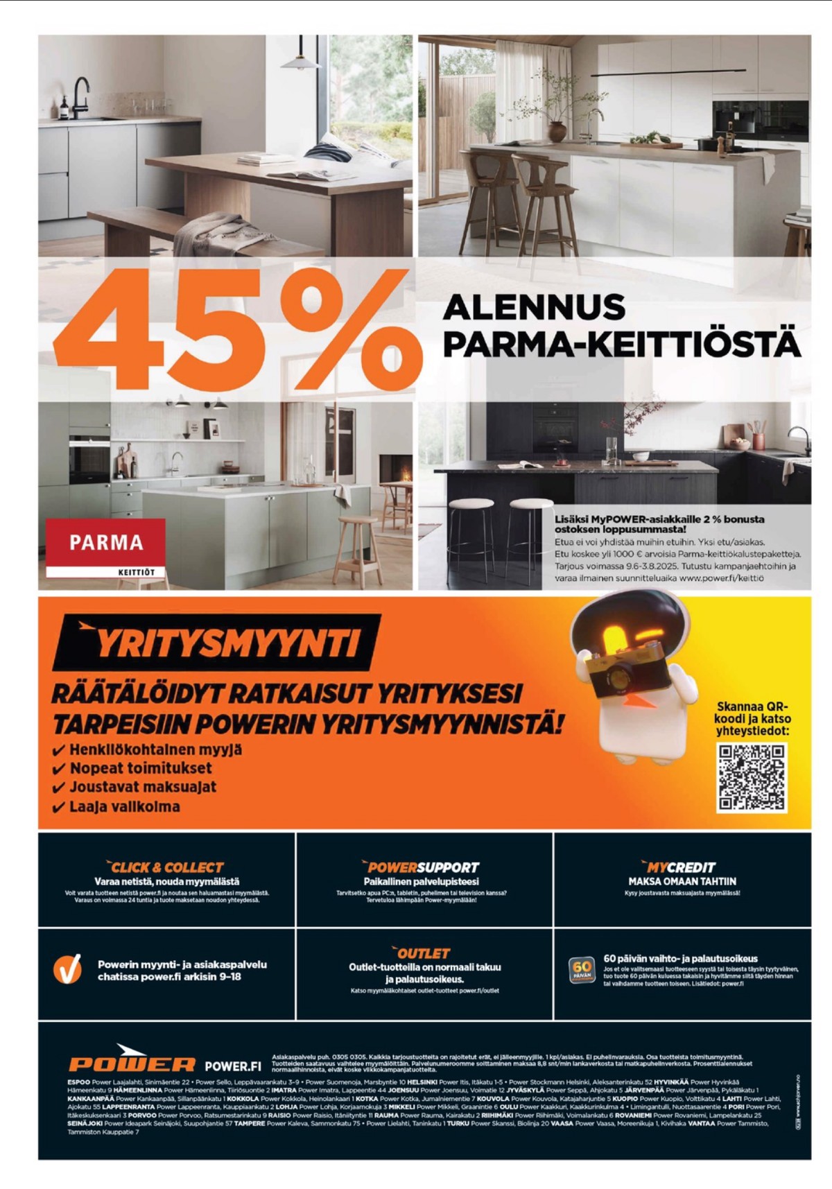 Katso ketjun Power tarjouslehti viikolta 30 sivustolla Viikkotarjoukset.fi. Löydät monia hyviä tarjouksia erilaisista tuotteista, esimerkiksi %product1% tai muista tuotteista. Lue tarjouslehti täältä! Sivu 27