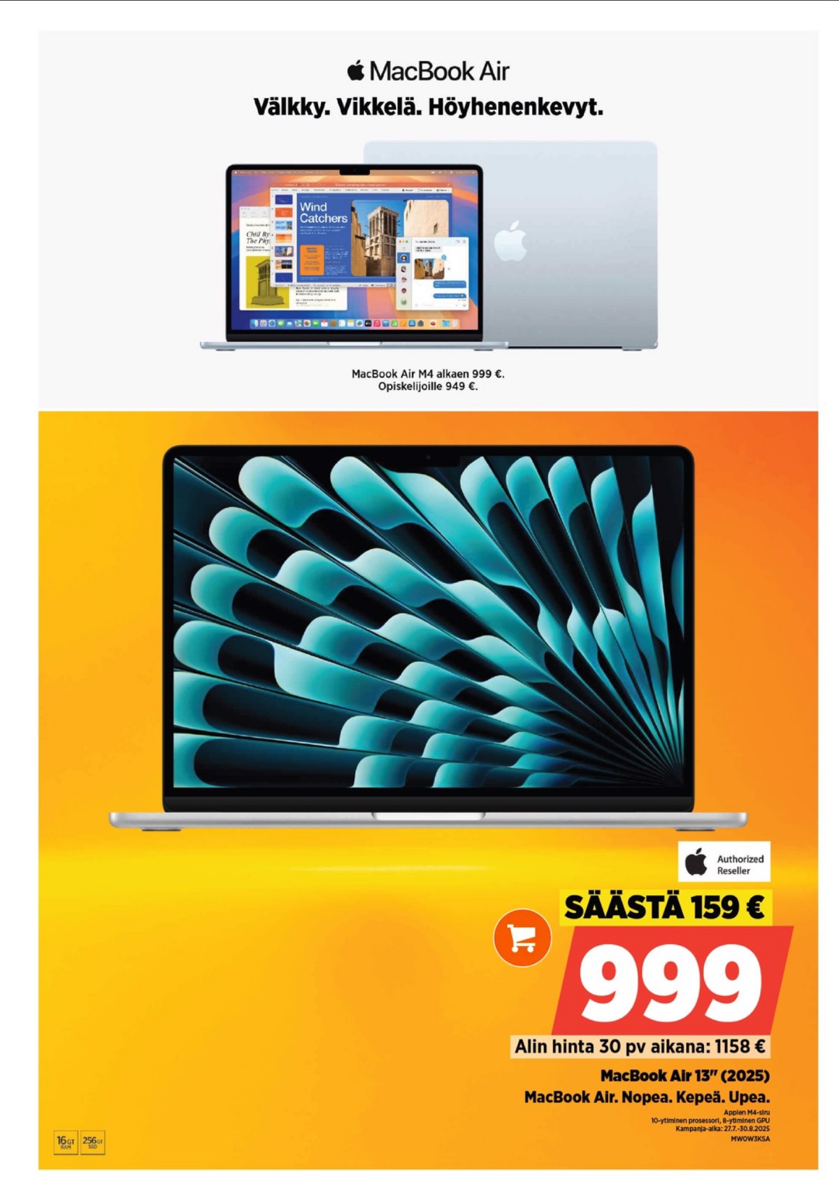 Katso ketjun Power tarjouslehti viikolta 31 sivustolla Viikkotarjoukset.fi. Löydät monia hyviä tarjouksia erilaisista tuotteista, esimerkiksi kannettavat tietokoneet macbook air m4 tai kannettavat tietokoneet macbook air. Lue tarjouslehti täältä! Sivu 5