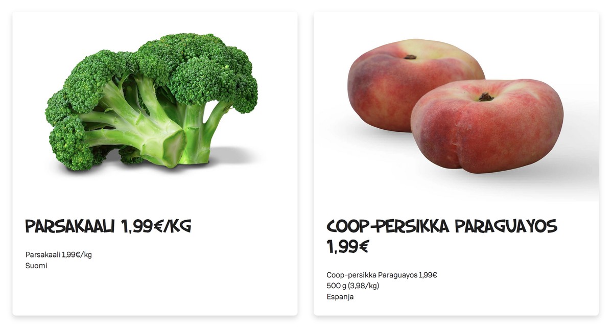 Katso ketjun Alepa tarjouslehti viikolta 31 sivustolla Viikkotarjoukset.fi. Löydät monia hyviä tarjouksia erilaisista tuotteista, esimerkiksi persikat coop tai parsakaalit ei määritelty. Lue tarjouslehti täältä! Sivu 2
