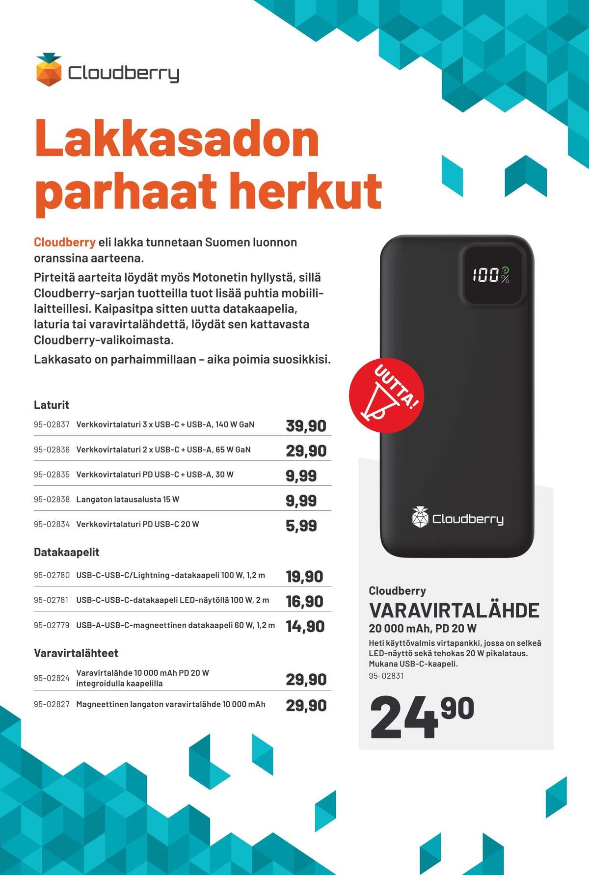Katso ketjun Motonet tarjouslehti viikolta 32 sivustolla Viikkotarjoukset.fi. Löydät monia hyviä tarjouksia erilaisista tuotteista. Lue tarjouslehti täältä! Sivu 11