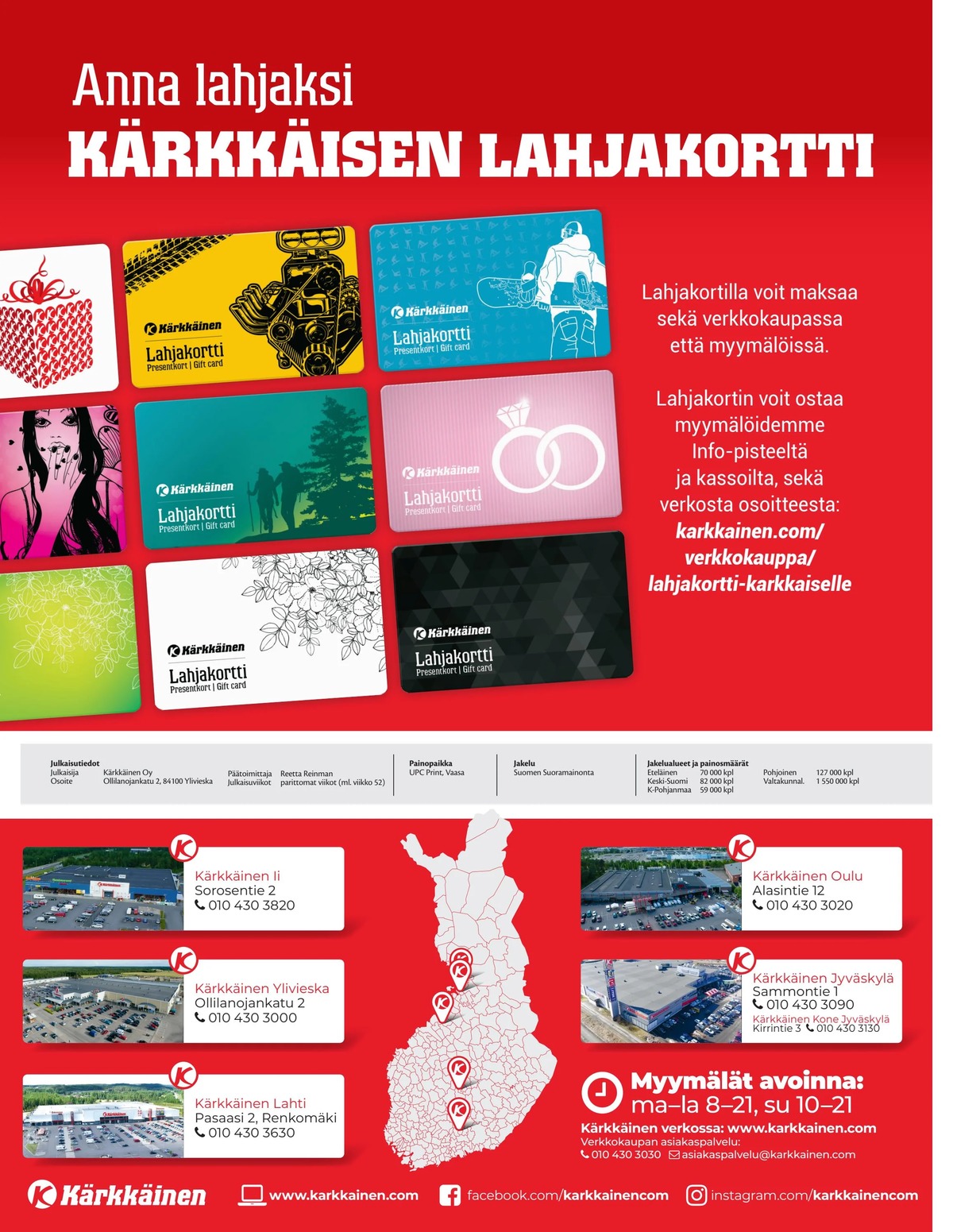 Katso ketjun Kärkkäinen tarjouslehti viikolta 33 sivustolla Viikkotarjoukset.fi. Löydät monia hyviä tarjouksia erilaisista tuotteista. Lue tarjouslehti täältä! Sivu 2