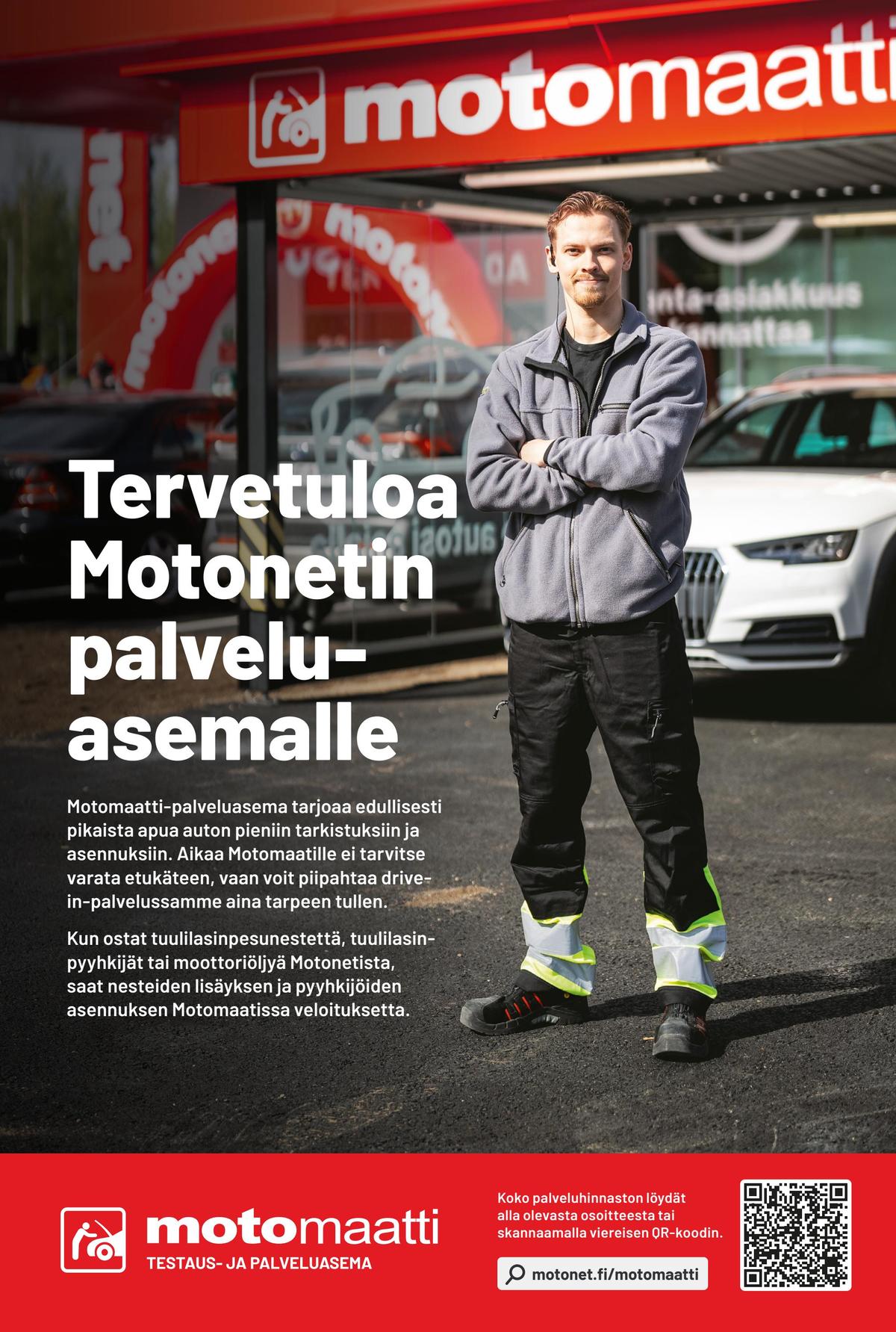 Katso ketjun Motonet tarjouslehti viikolta 36 sivustolla Viikkotarjoukset.fi. Löydät monia hyviä tarjouksia erilaisista tuotteista. Lue tarjouslehti täältä! Sivu 4