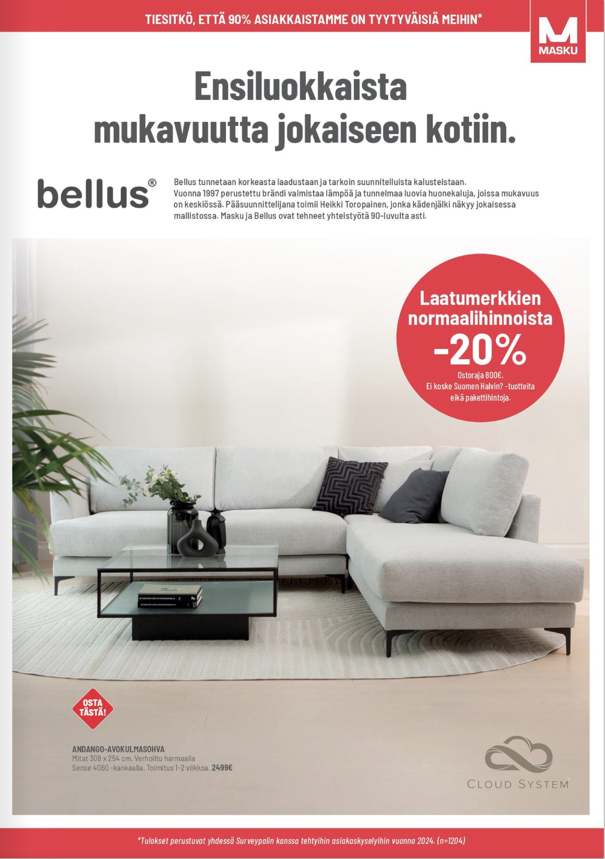 Katso ketjun Masku tarjouslehti viikolta 36 sivustolla Viikkotarjoukset.fi. Löydät monia hyviä tarjouksia erilaisista tuotteista. Lue tarjouslehti täältä! Sivu 13