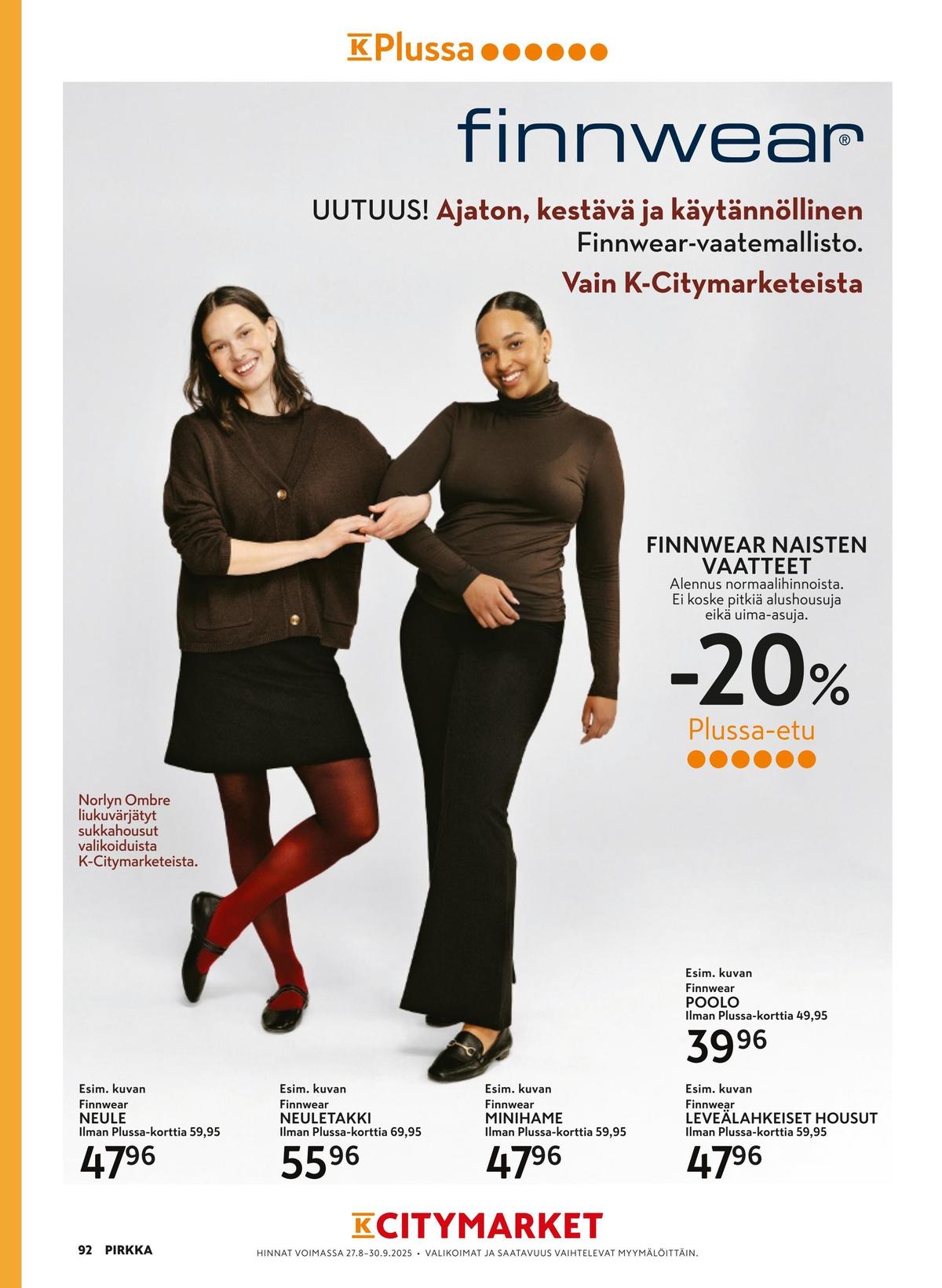 Katso ketjun K-Citymarket tarjouslehti viikolta 37 sivustolla Viikkotarjoukset.fi. Löydät monia hyviä tarjouksia erilaisista tuotteista. Lue tarjouslehti täältä! Sivu 22