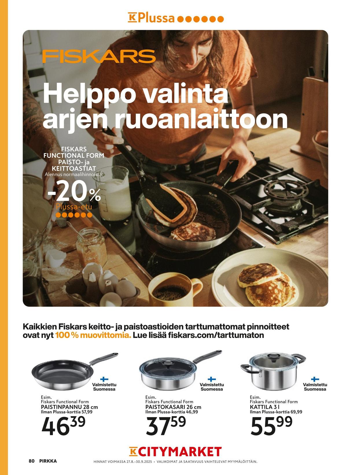 Katso ketjun K-Citymarket tarjouslehti viikolta 37 sivustolla Viikkotarjoukset.fi. Löydät monia hyviä tarjouksia erilaisista tuotteista. Lue tarjouslehti täältä! Sivu 10
