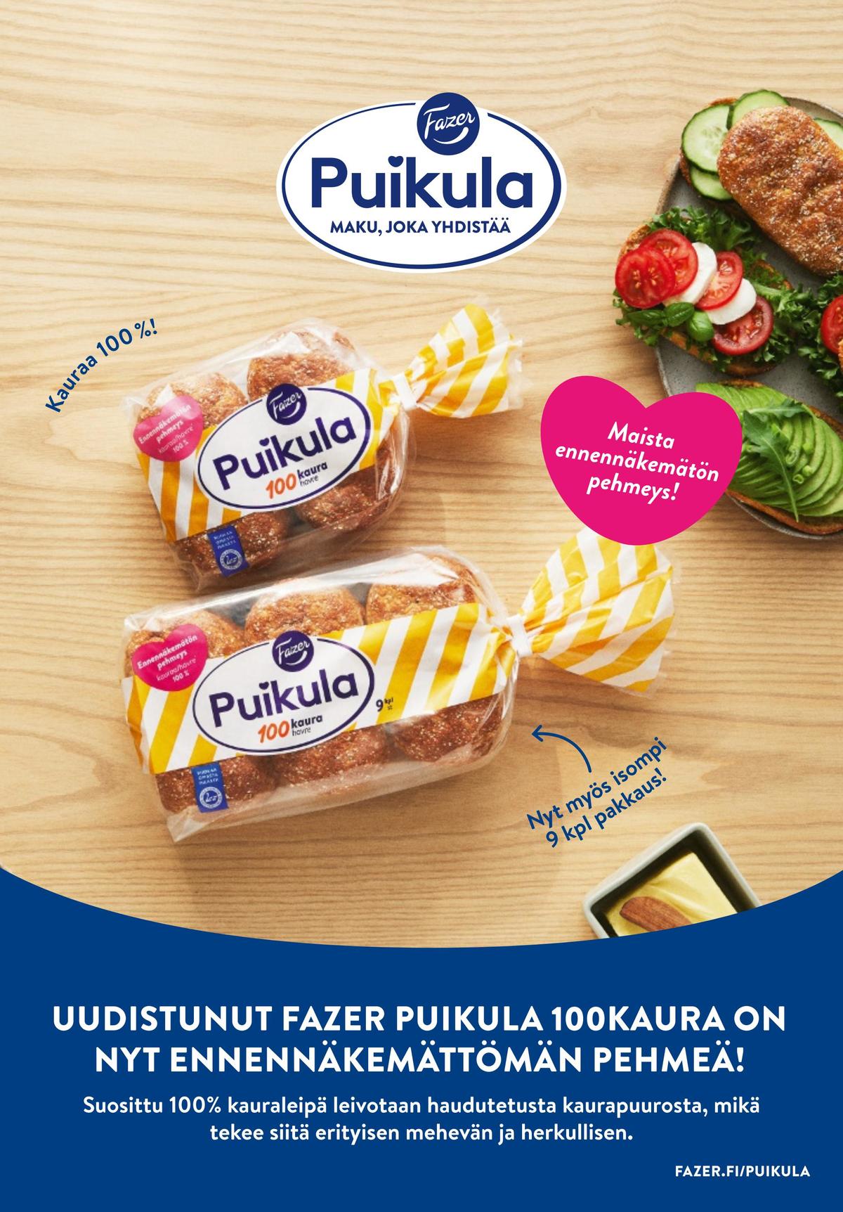 Katso ketjun K-Ruoka tarjouslehti viikolta 37 sivustolla Viikkotarjoukset.fi. Löydät monia hyviä tarjouksia erilaisista tuotteista. Lue tarjouslehti täältä! Sivu 6