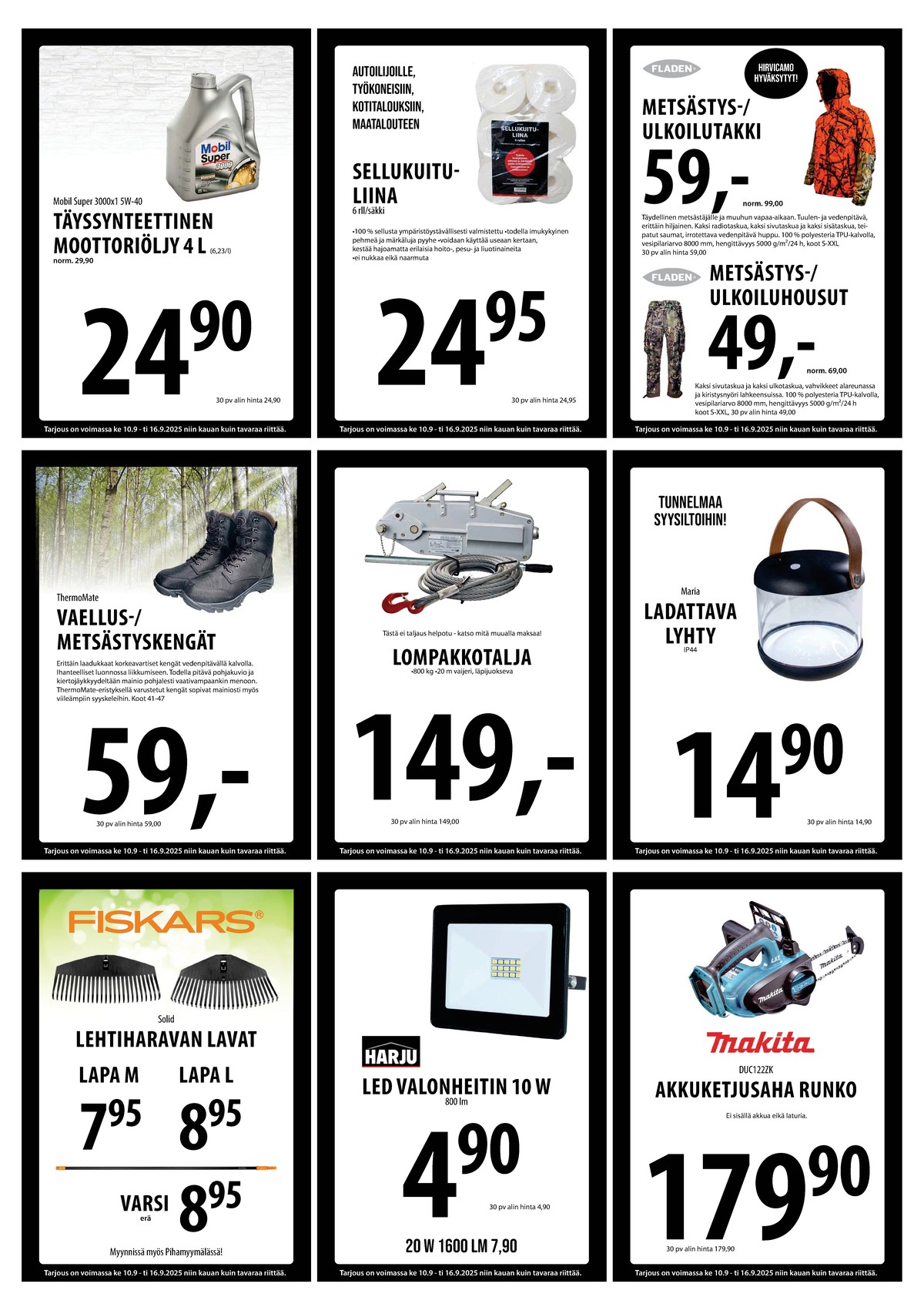 Katso ketjun Keskinen tarjouslehti viikolta 37 sivustolla Viikkotarjoukset.fi. Löydät monia hyviä tarjouksia erilaisista tuotteista. Lue tarjouslehti täältä! Sivu 17