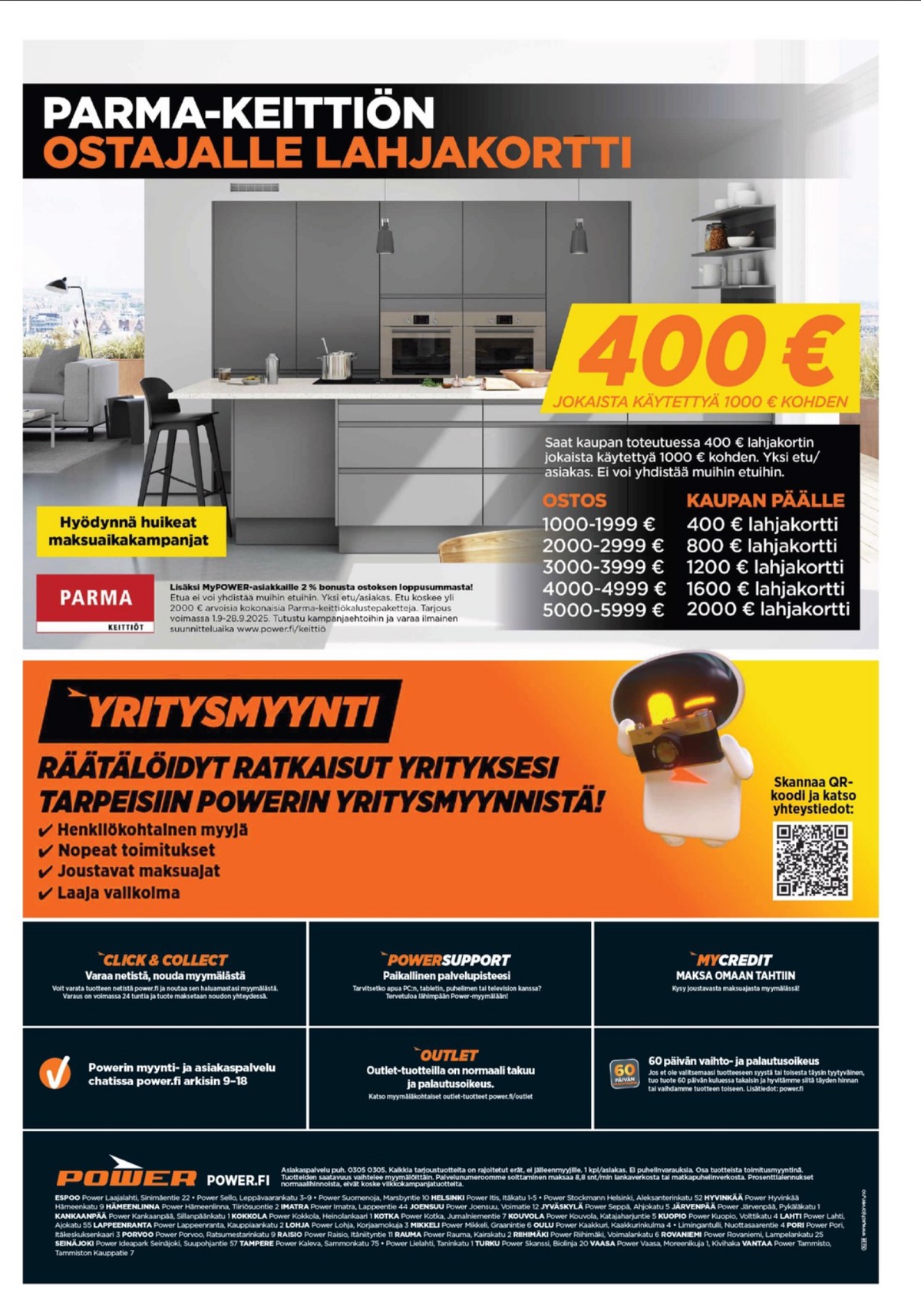 Katso ketjun Power tarjouslehti viikolta 38 sivustolla Viikkotarjoukset.fi. Löydät monia hyviä tarjouksia erilaisista tuotteista. Lue tarjouslehti täältä! Sivu 28