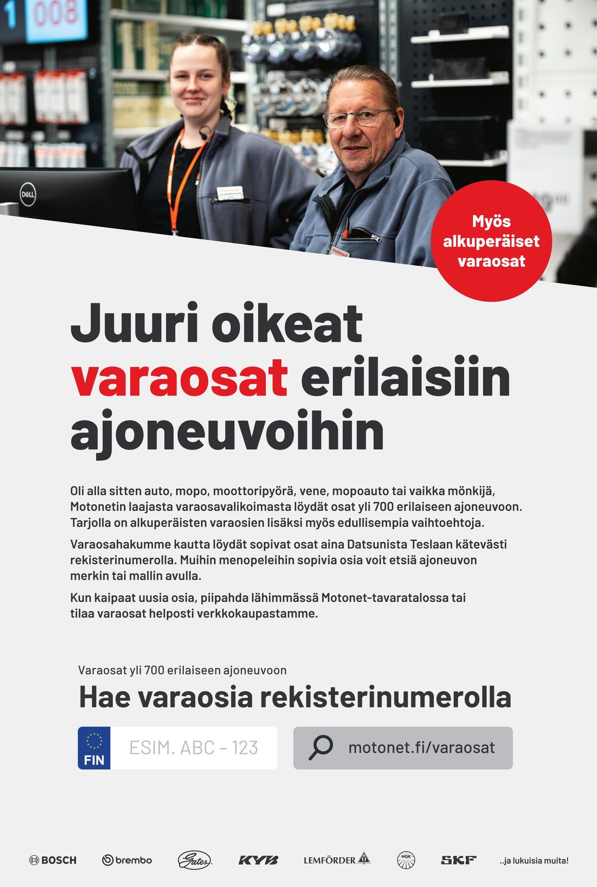 Katso ketjun Motonet tarjouslehti viikolta 40 sivustolla Viikkotarjoukset.fi. Löydät monia hyviä tarjouksia erilaisista tuotteista. Lue tarjouslehti täältä! Sivu 8