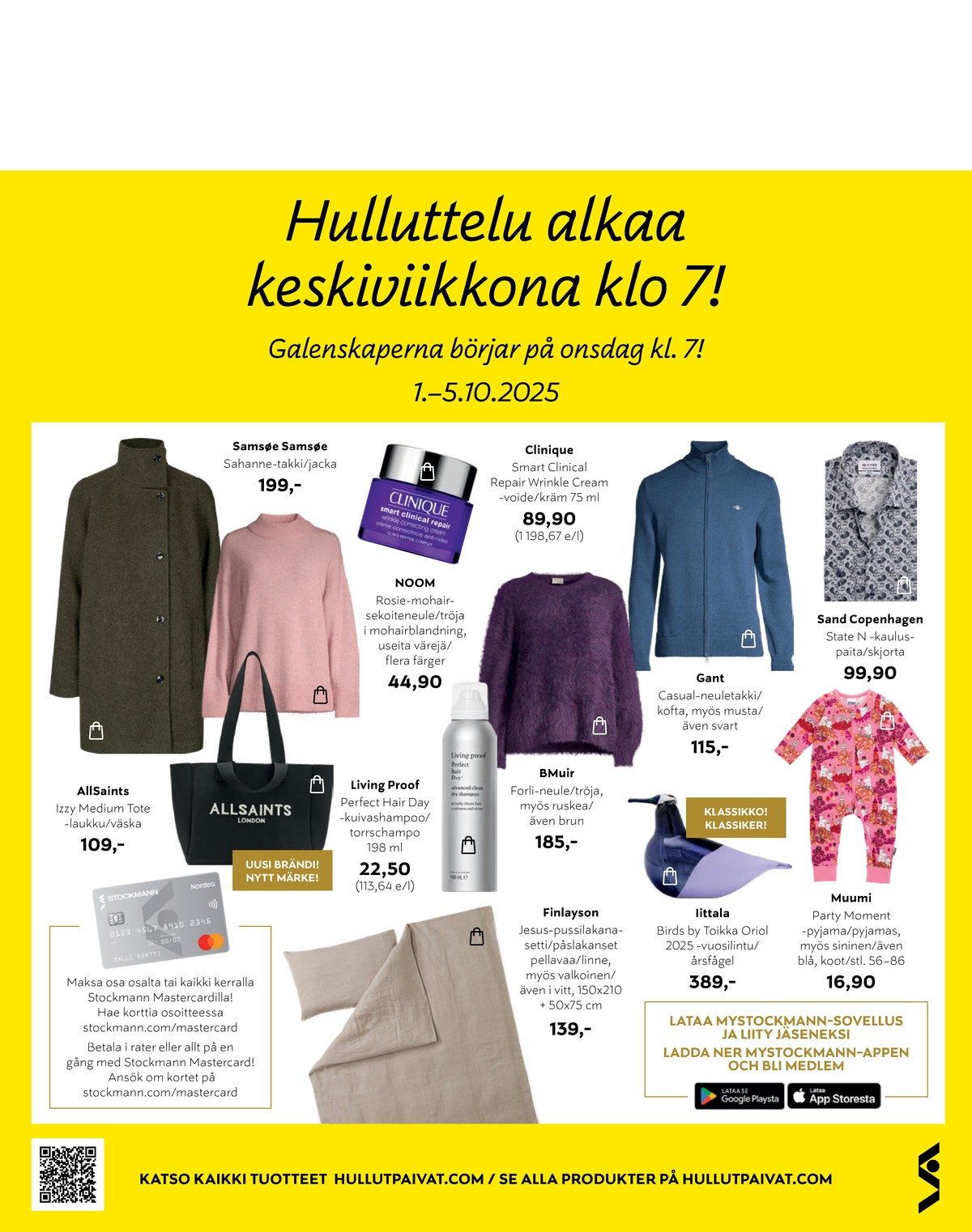 Katso ketjun Stockmann tarjouslehti viikolta 40 sivustolla Viikkotarjoukset.fi. Löydät monia hyviä tarjouksia erilaisista tuotteista. Lue tarjouslehti täältä! Sivu 27