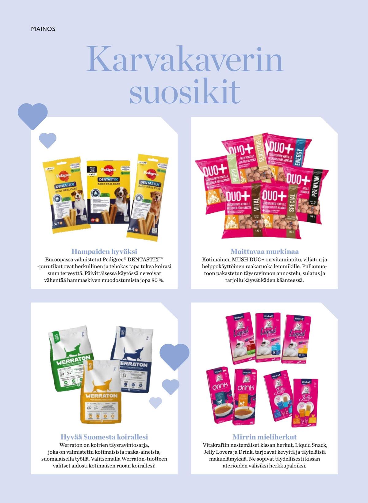 Katso ketjun Pirkka tarjouslehti viikolta 42 sivustolla Viikkotarjoukset.fi. Löydät monia hyviä tarjouksia erilaisista tuotteista. Lue tarjouslehti täältä! Sivu 66