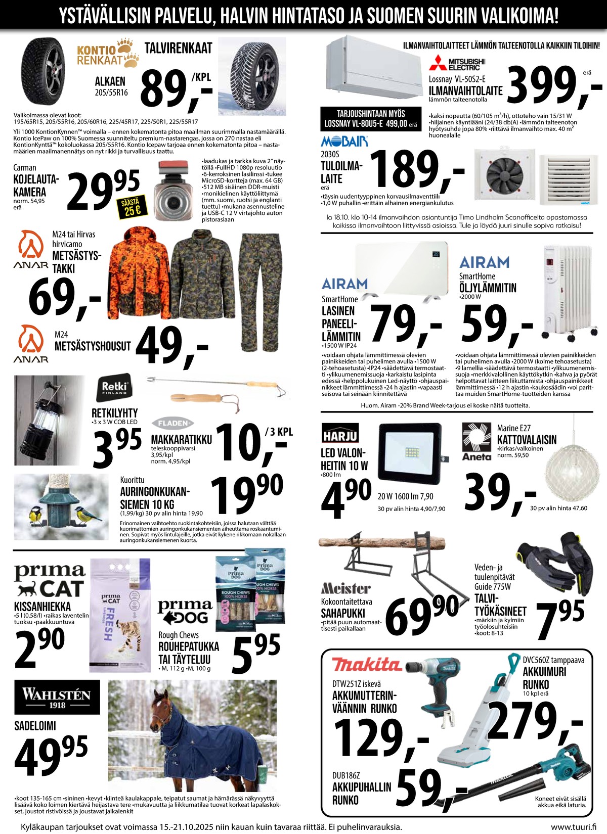 Katso ketjun Keskinen tarjouslehti viikolta 42 sivustolla Viikkotarjoukset.fi. Löydät monia hyviä tarjouksia erilaisista tuotteista, esimerkiksi %product1% tai muista tuotteista. Lue tarjouslehti täältä! Sivu 11