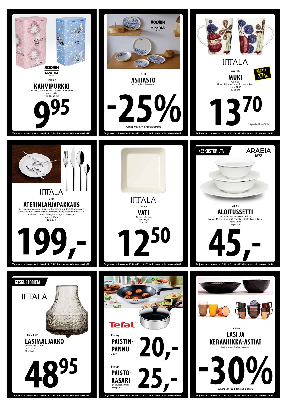 Katso ketjun Keskinen tarjouslehti viikolta 42 sivustolla Viikkotarjoukset.fi. Löydät monia hyviä tarjouksia erilaisista tuotteista, esimerkiksi %product1% tai muista tuotteista. Lue tarjouslehti täältä! Sivu 20