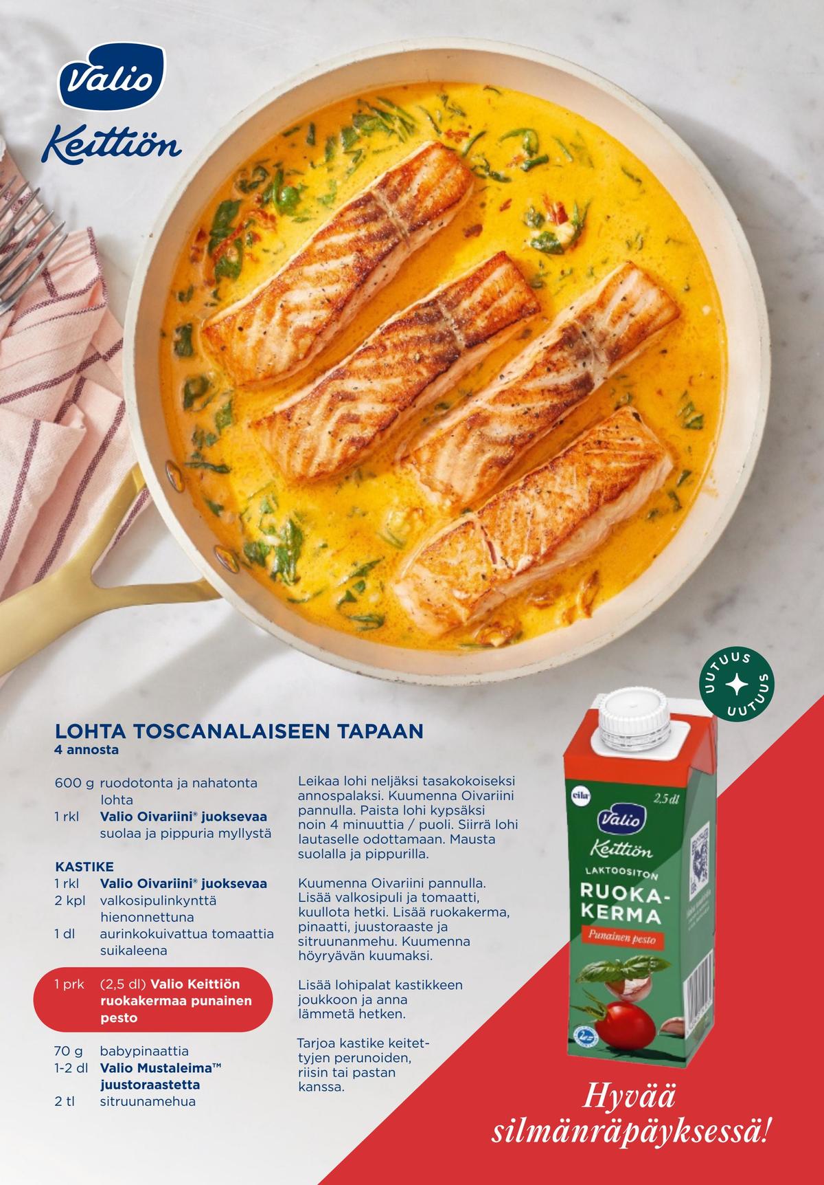 Katso ketjun K-Ruoka tarjouslehti viikolta 42 sivustolla Viikkotarjoukset.fi. Löydät monia hyviä tarjouksia erilaisista tuotteista. Lue tarjouslehti täältä! Sivu 20