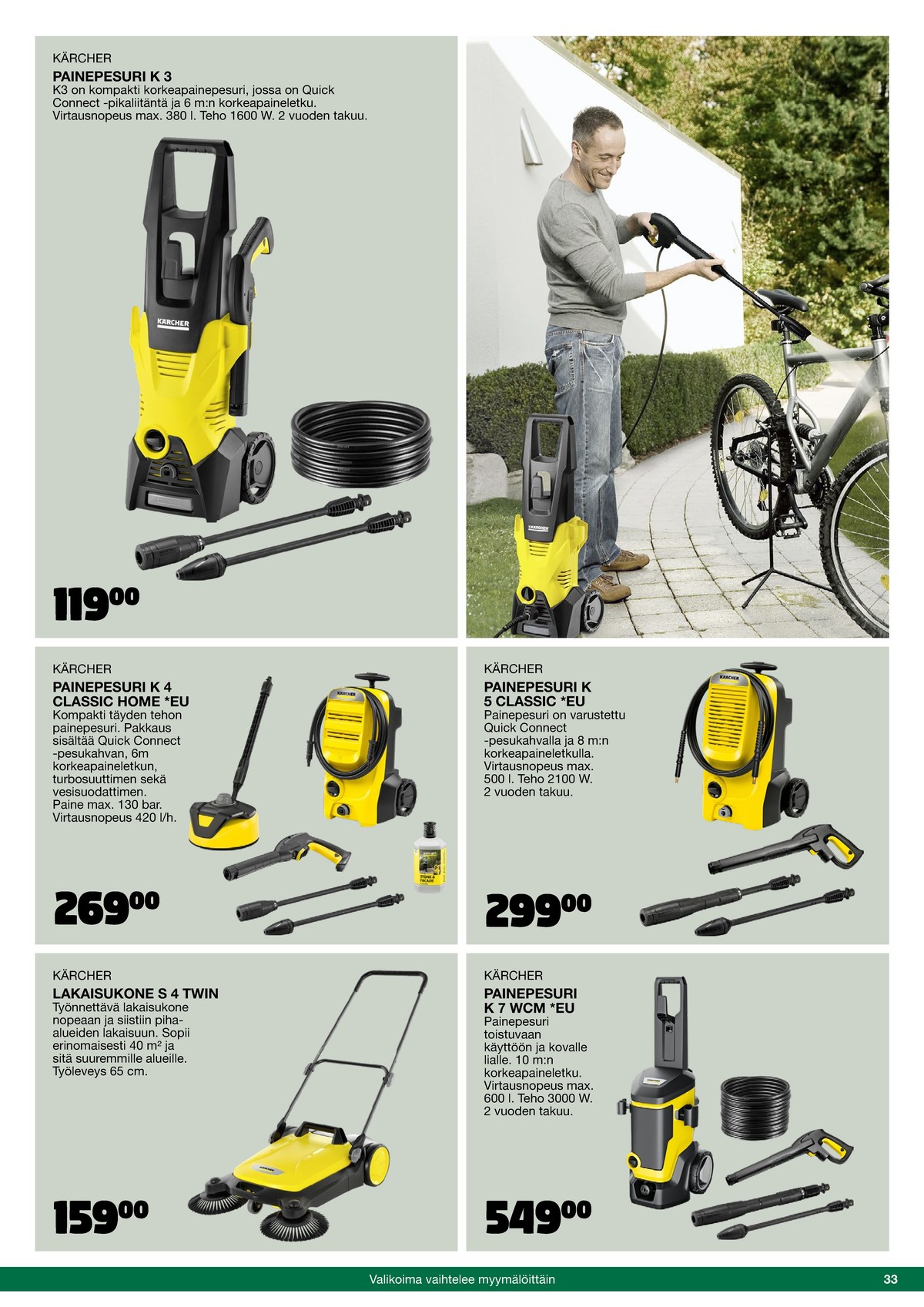 Katso ketjun Tokmanni tarjouslehti viikolta 42 sivustolla Viikkotarjoukset.fi. Löydät monia hyviä tarjouksia erilaisista tuotteista. Lue tarjouslehti täältä! Sivu 33