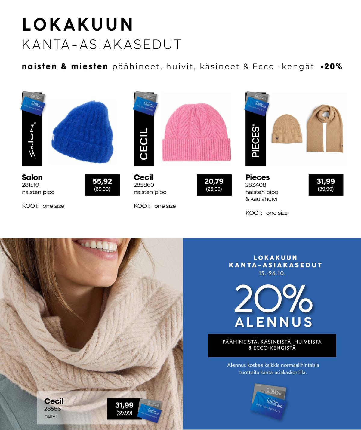 Katso ketjun Carlson tarjouslehti viikolta 43 sivustolla Viikkotarjoukset.fi. Löydät monia hyviä tarjouksia erilaisista tuotteista. Lue tarjouslehti täältä! Sivu 30