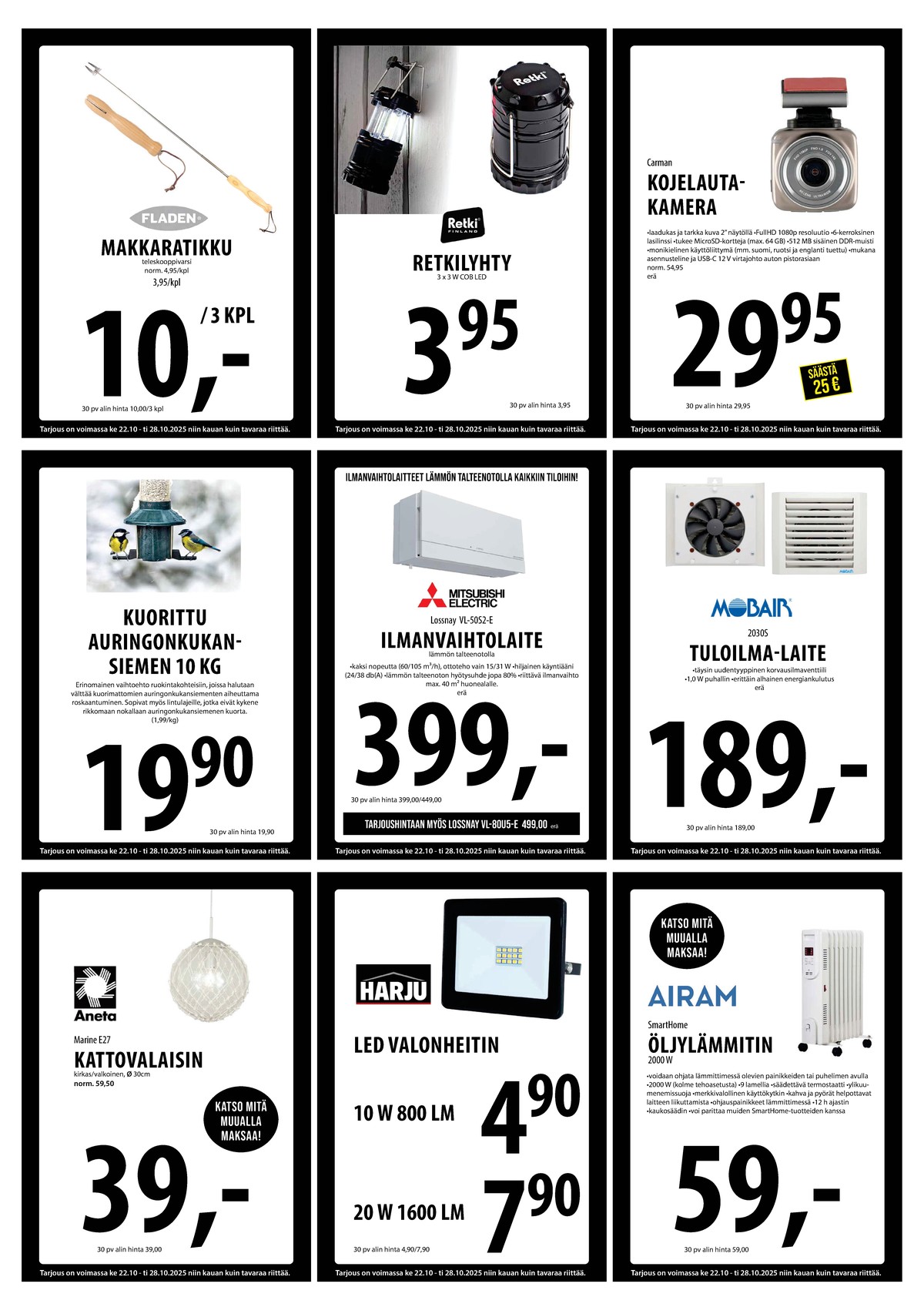Katso ketjun Keskinen tarjouslehti viikolta 43 sivustolla Viikkotarjoukset.fi. Löydät monia hyviä tarjouksia erilaisista tuotteista. Lue tarjouslehti täältä! Sivu 20