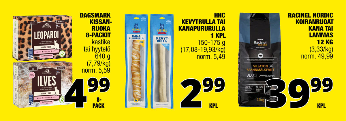 Katso ketjun Säästömarket tarjouslehti viikolta 43 sivustolla Viikkotarjoukset.fi. Löydät monia hyviä tarjouksia erilaisista tuotteista, esimerkiksi koiran ruoka racinel tai kissan ruoka dagsmark. Lue tarjouslehti täältä! Sivu 2