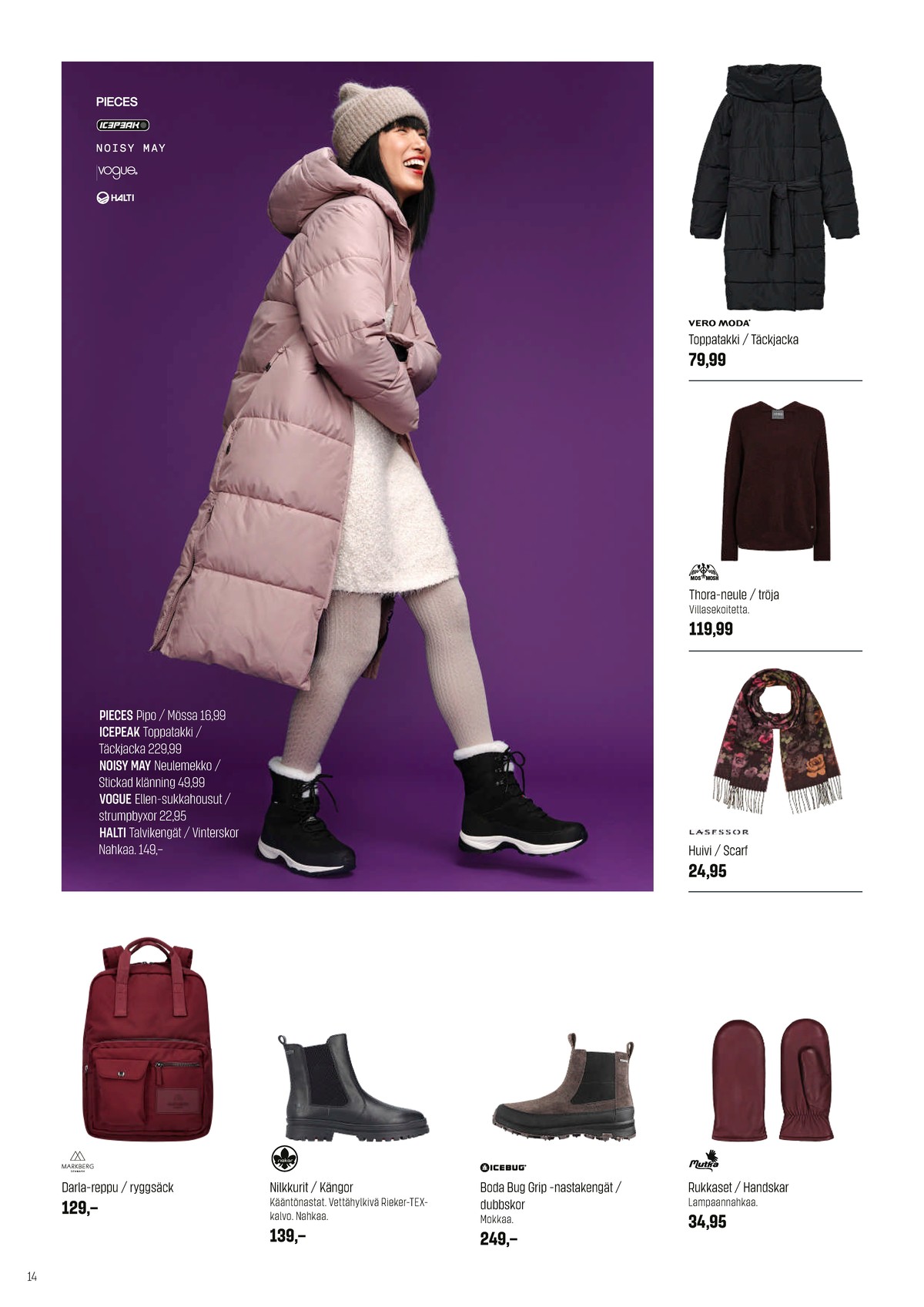 Katso ketjun Sokos tarjouslehti viikolta 44 sivustolla Viikkotarjoukset.fi. Löydät monia hyviä tarjouksia erilaisista tuotteista. Lue tarjouslehti täältä! Sivu 14