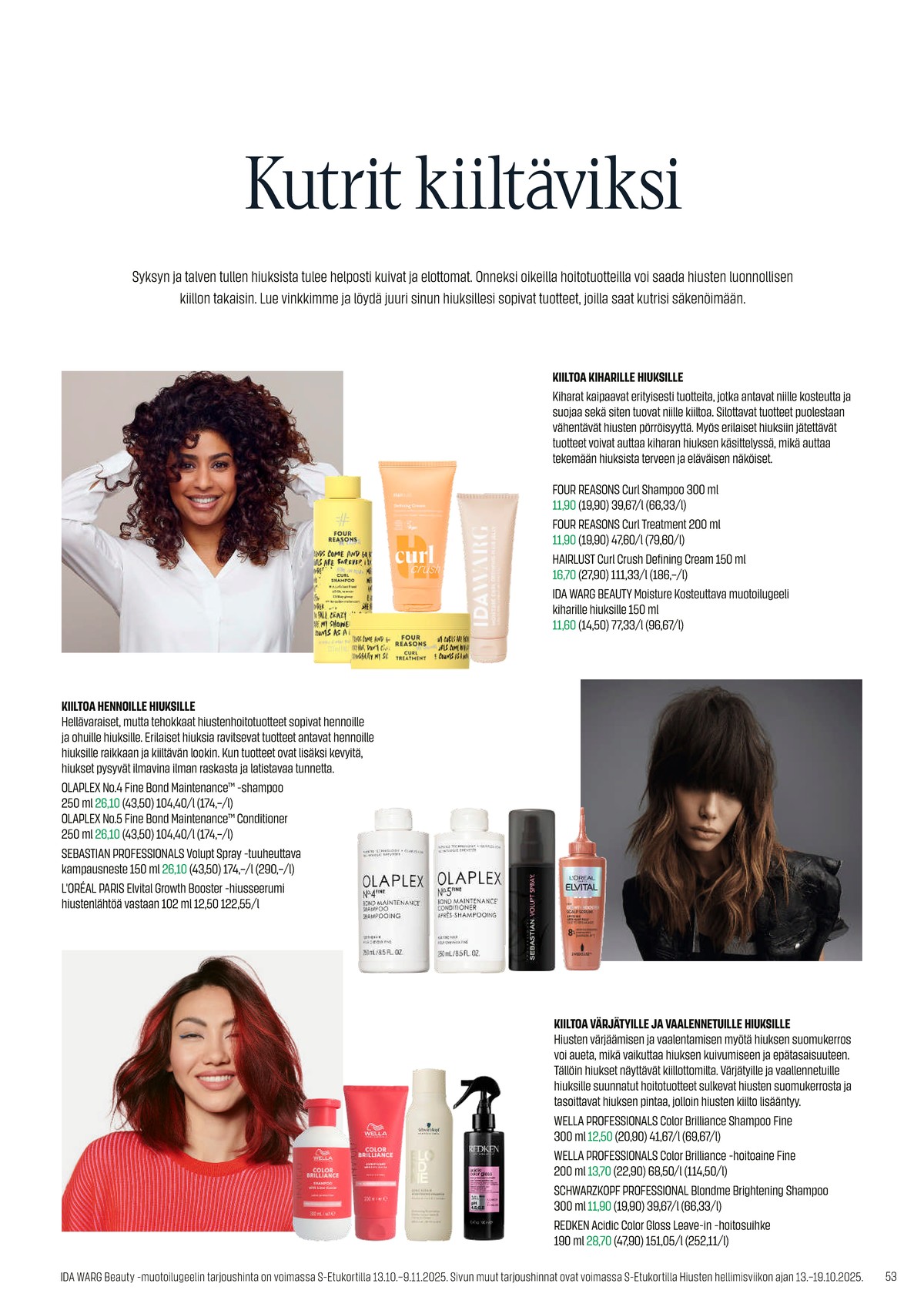 Katso ketjun Sokos tarjouslehti viikolta 44 sivustolla Viikkotarjoukset.fi. Löydät monia hyviä tarjouksia erilaisista tuotteista. Lue tarjouslehti täältä! Sivu 53