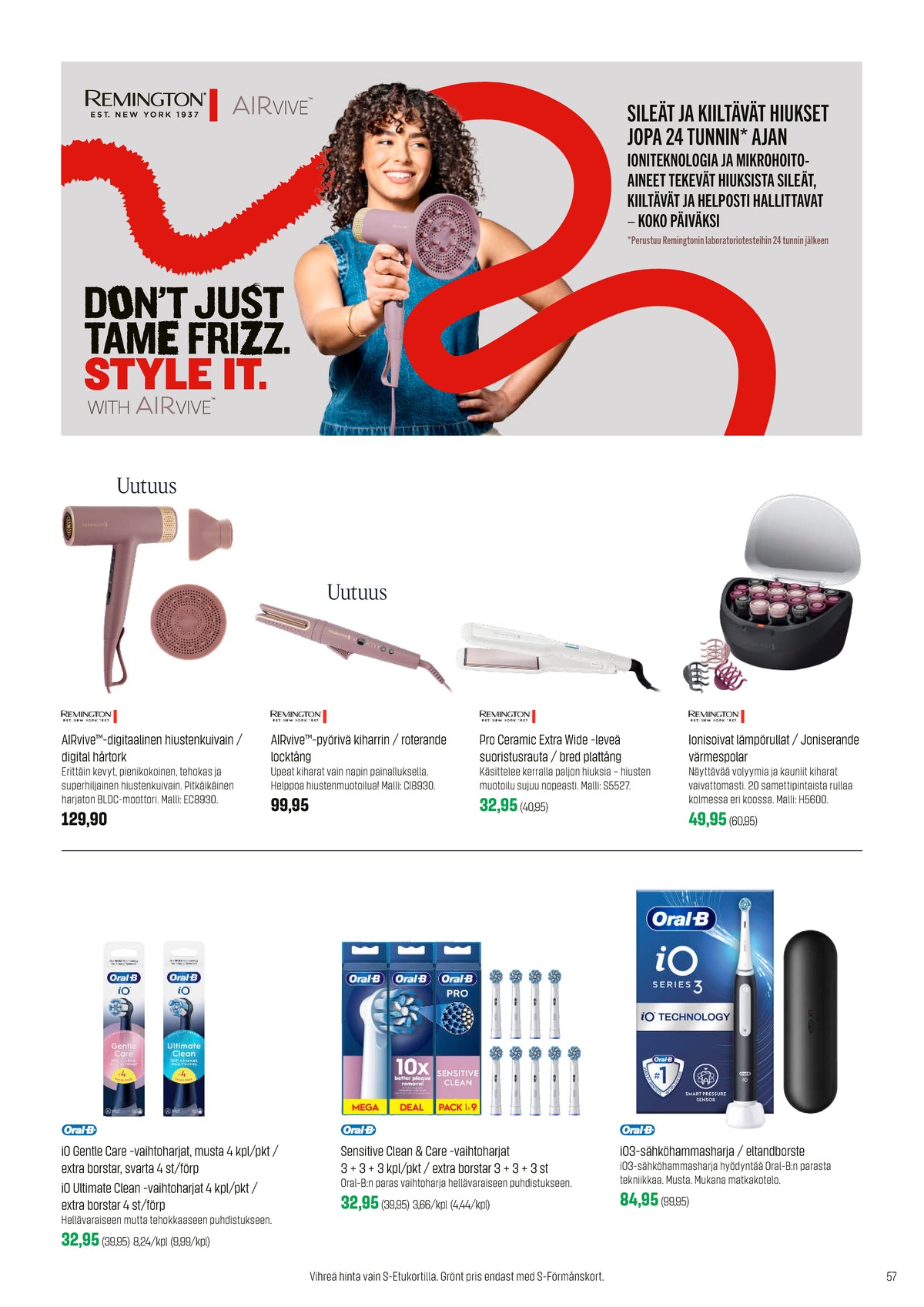 Katso ketjun Sokos tarjouslehti viikolta 44 sivustolla Viikkotarjoukset.fi. Löydät monia hyviä tarjouksia erilaisista tuotteista. Lue tarjouslehti täältä! Sivu 57