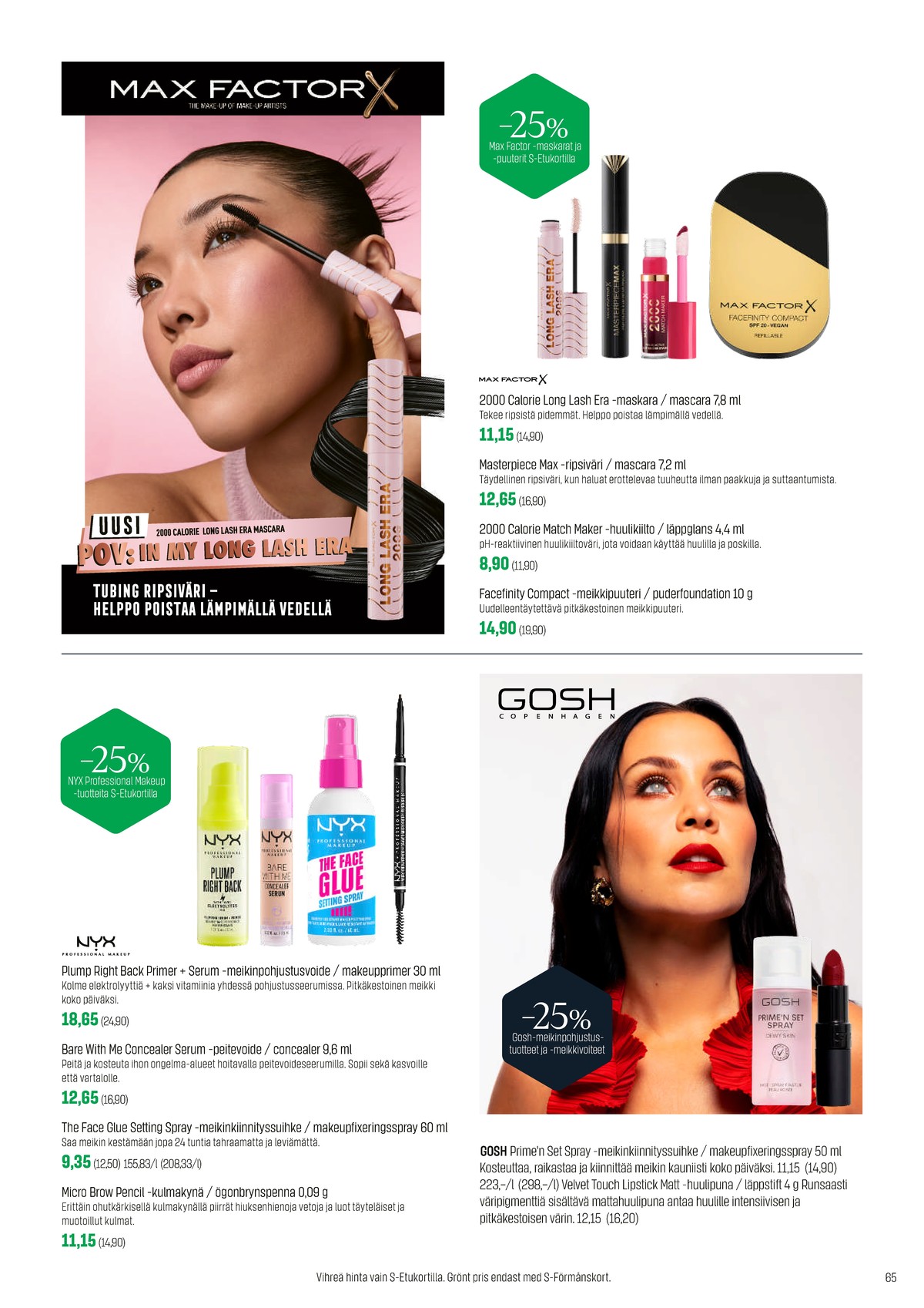 Katso ketjun Sokos tarjouslehti viikolta 44 sivustolla Viikkotarjoukset.fi. Löydät monia hyviä tarjouksia erilaisista tuotteista. Lue tarjouslehti täältä! Sivu 65