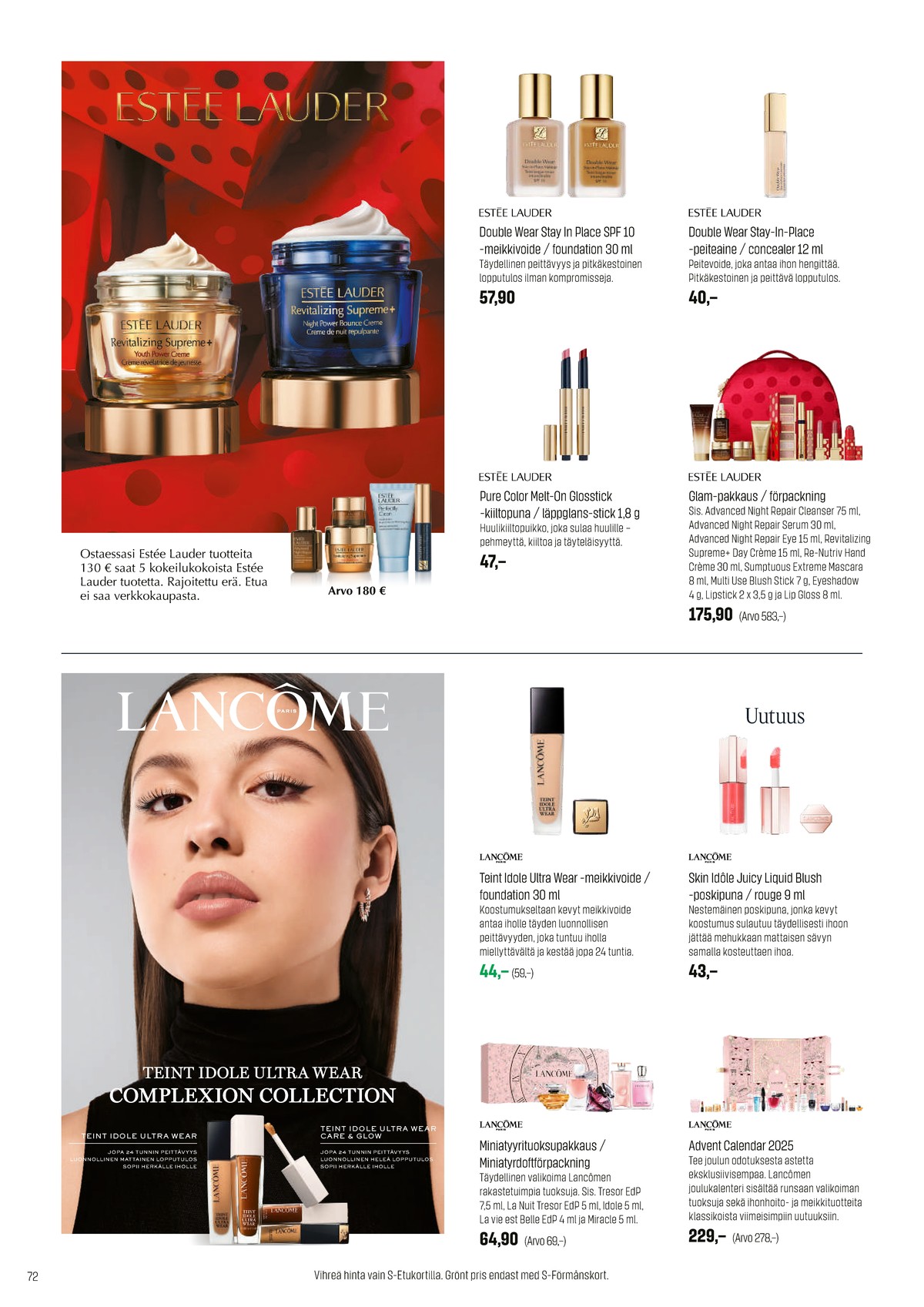 Katso ketjun Sokos tarjouslehti viikolta 44 sivustolla Viikkotarjoukset.fi. Löydät monia hyviä tarjouksia erilaisista tuotteista. Lue tarjouslehti täältä! Sivu 72