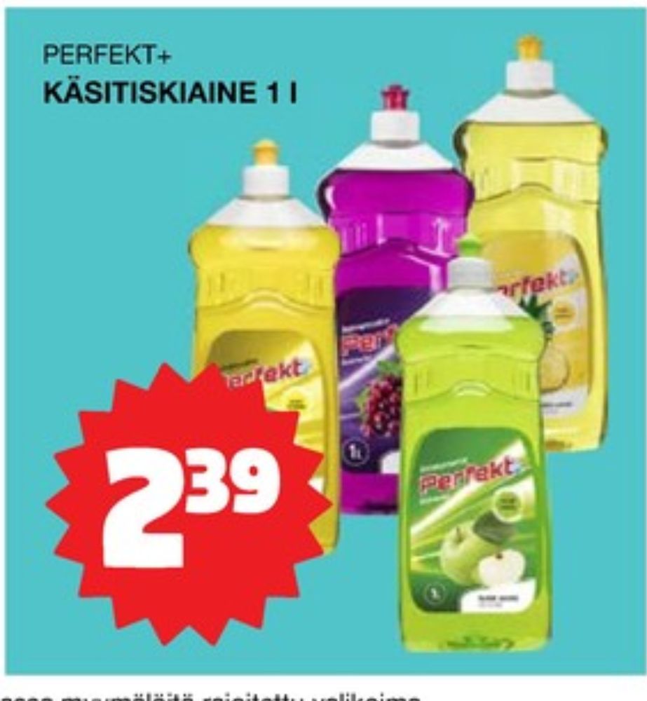 Tarjoukset ja hintavertailu haulla Perfekt plus, , Astianpesunesteet 1.000 l 1 Pullo €2.39