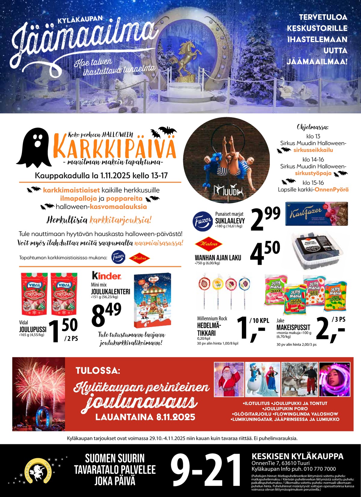 Katso ketjun Keskinen tarjouslehti viikolta 44 sivustolla Viikkotarjoukset.fi. Löydät monia hyviä tarjouksia erilaisista tuotteista, esimerkiksi %product1% tai muista tuotteista. Lue tarjouslehti täältä! Sivu 1