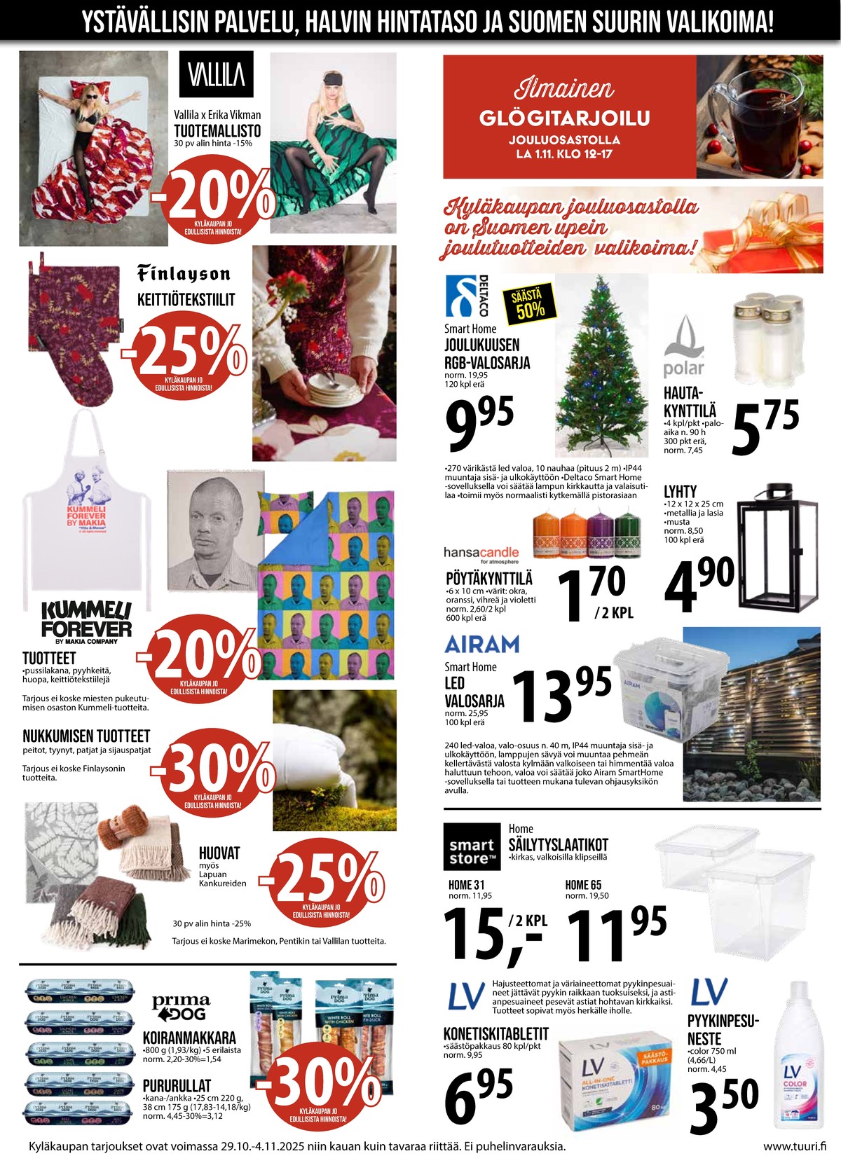 Katso ketjun Keskinen tarjouslehti viikolta 44 sivustolla Viikkotarjoukset.fi. Löydät monia hyviä tarjouksia erilaisista tuotteista, esimerkiksi %product1% tai muista tuotteista. Lue tarjouslehti täältä! Sivu 3