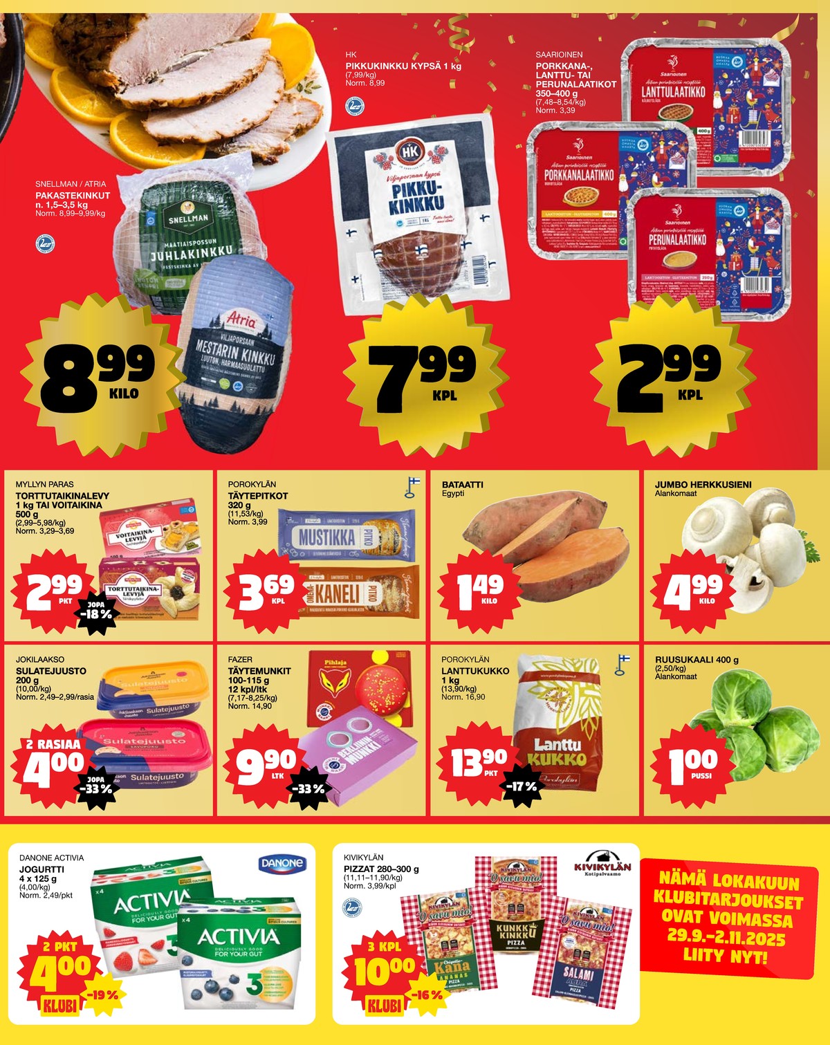 Katso ketjun Tokmanni tarjouslehti viikolta 44 sivustolla Viikkotarjoukset.fi. Löydät monia hyviä tarjouksia erilaisista tuotteista, esimerkiksi %product1% tai muista tuotteista. Lue tarjouslehti täältä! Sivu 3