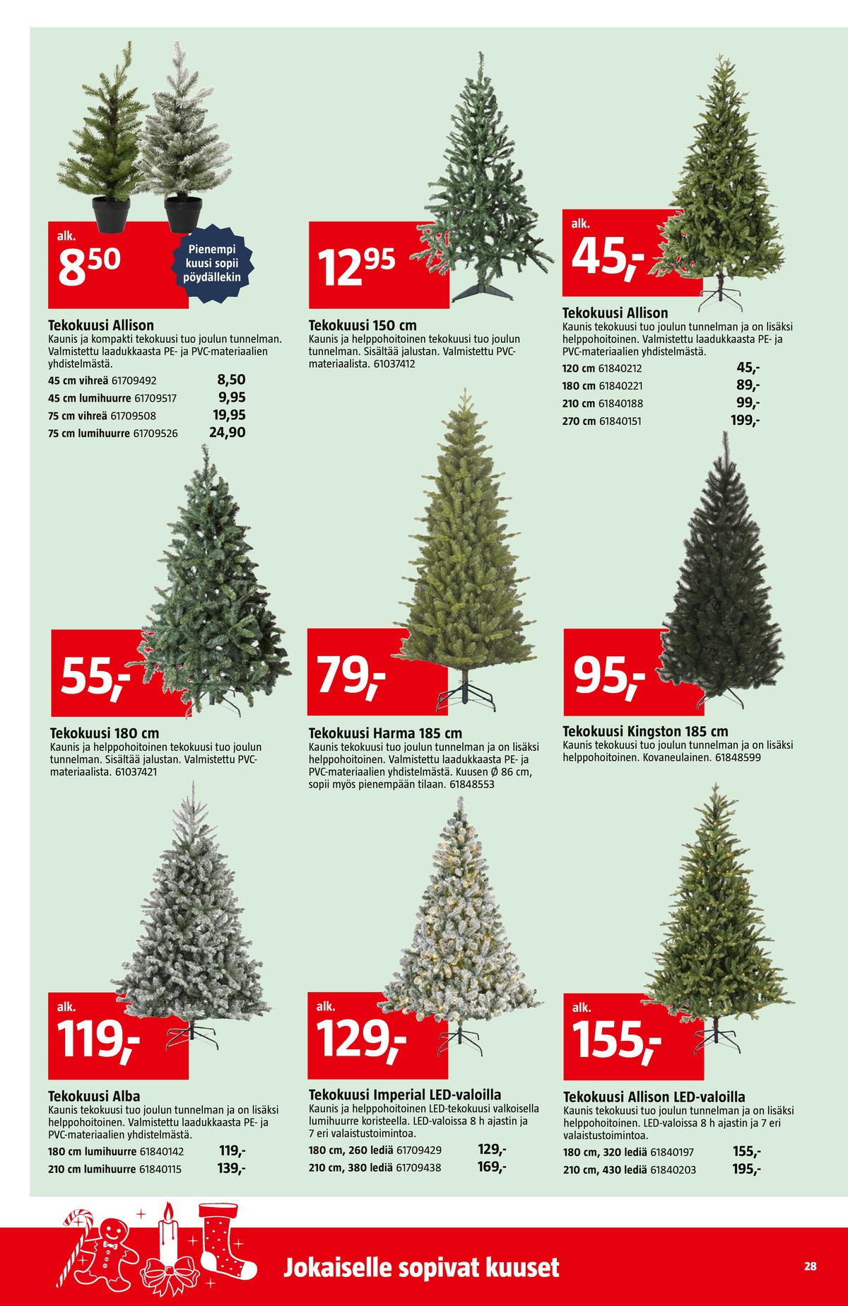 Katso ketjun Bauhaus tarjouslehti viikolta 45 sivustolla Viikkotarjoukset.fi. Löydät monia hyviä tarjouksia erilaisista tuotteista. Lue tarjouslehti täältä! Sivu 28