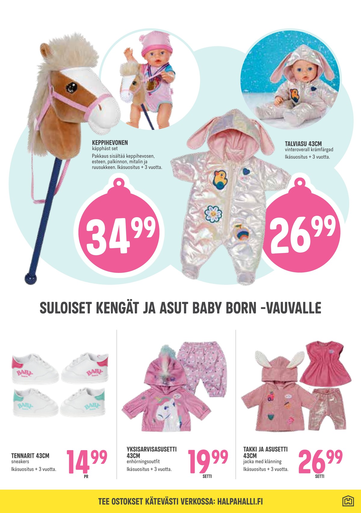 Katso ketjun Halpa Halli tarjouslehti viikolta 45 sivustolla Viikkotarjoukset.fi. Löydät monia hyviä tarjouksia erilaisista tuotteista. Lue tarjouslehti täältä! Sivu 17