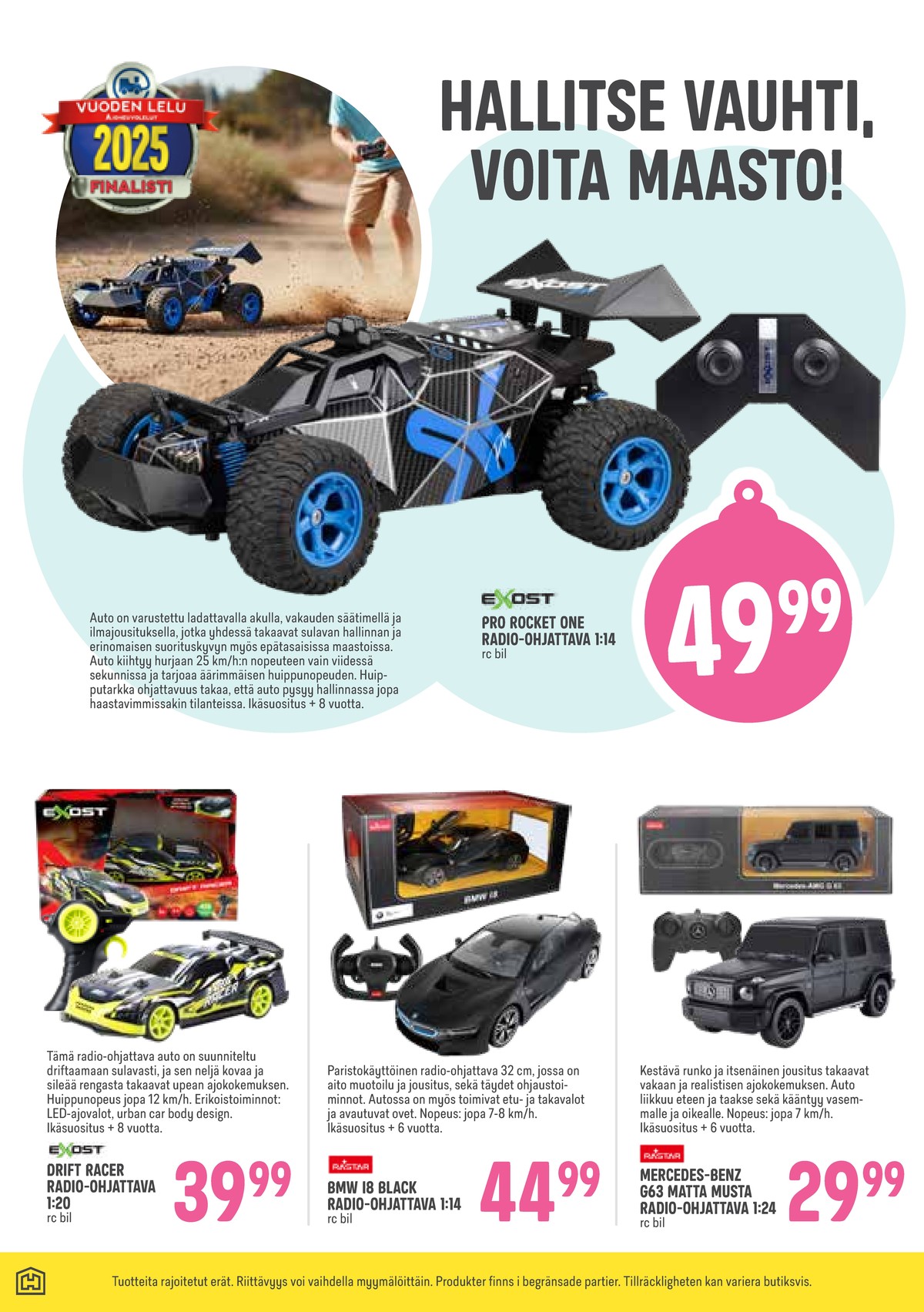 Katso ketjun Halpa Halli tarjouslehti viikolta 45 sivustolla Viikkotarjoukset.fi. Löydät monia hyviä tarjouksia erilaisista tuotteista. Lue tarjouslehti täältä! Sivu 24