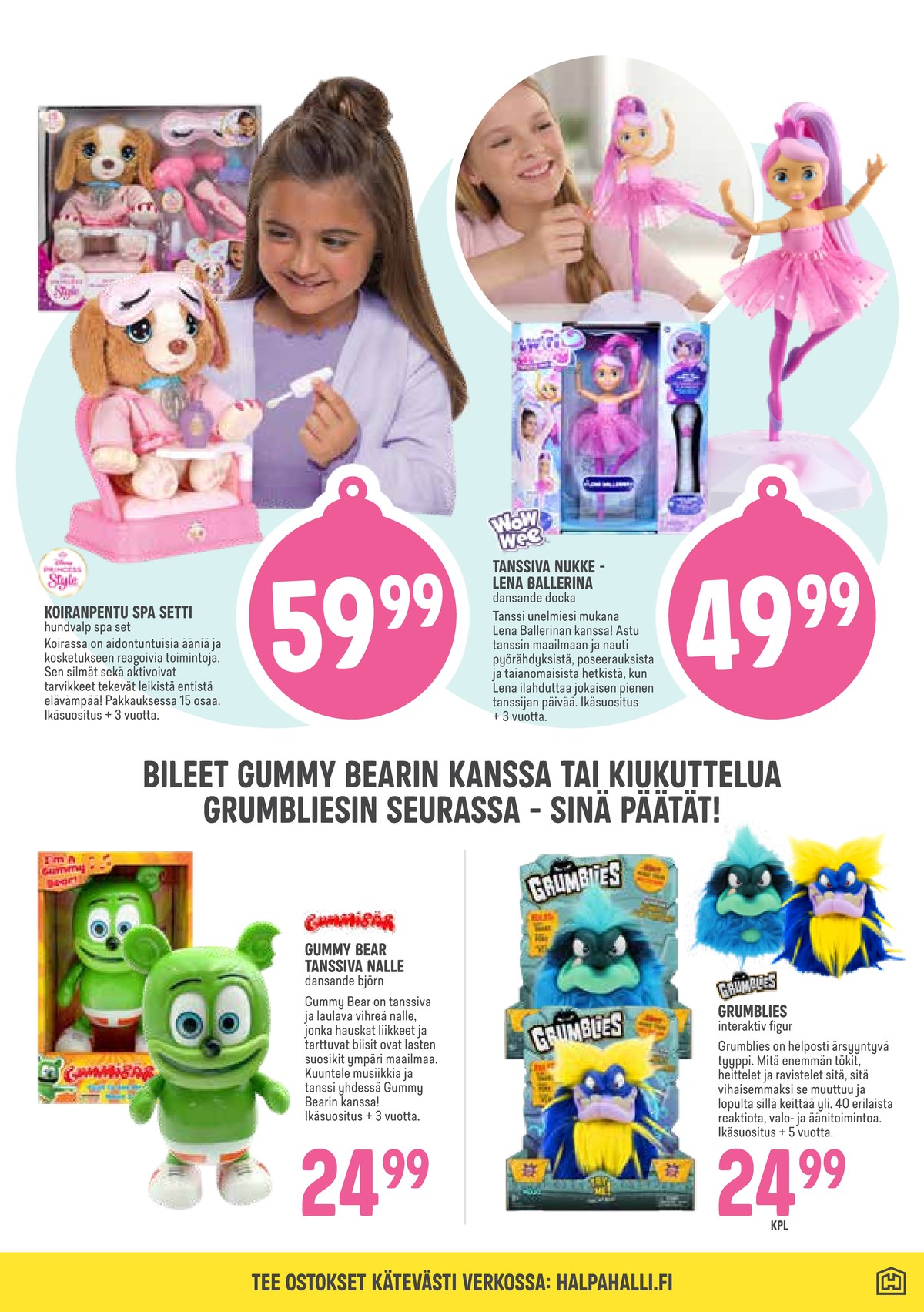 Katso ketjun Halpa Halli tarjouslehti viikolta 45 sivustolla Viikkotarjoukset.fi. Löydät monia hyviä tarjouksia erilaisista tuotteista. Lue tarjouslehti täältä! Sivu 5