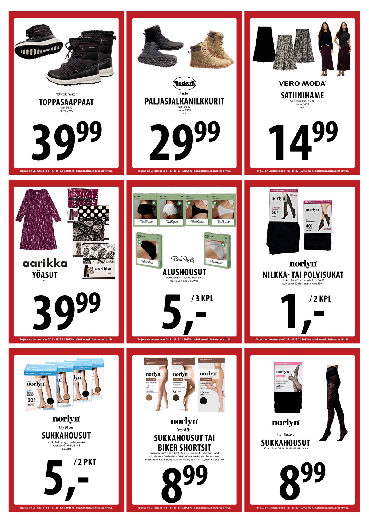 Katso ketjun Keskinen tarjouslehti viikolta 45 sivustolla Viikkotarjoukset.fi. Löydät monia hyviä tarjouksia erilaisista tuotteista. Lue tarjouslehti täältä! Sivu 21