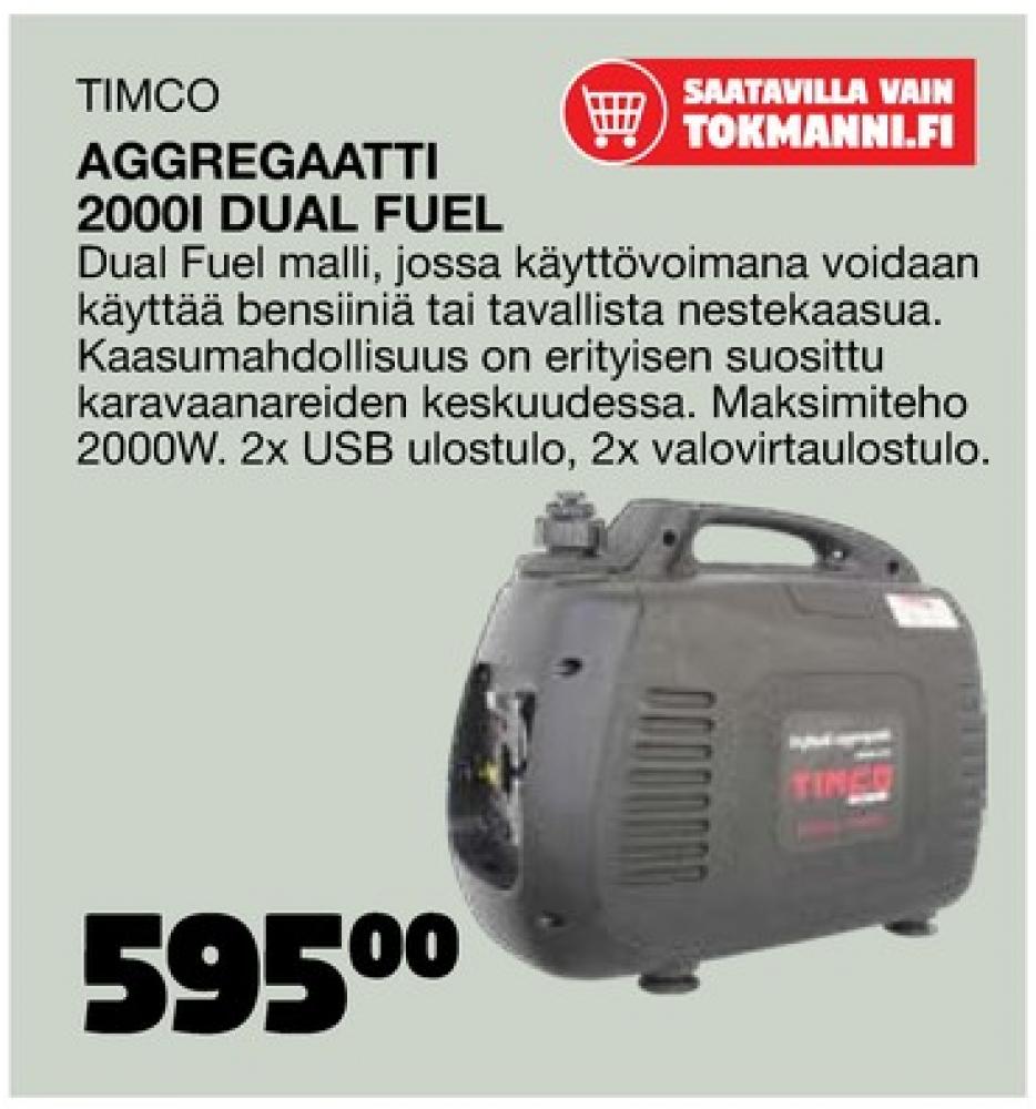 Tarjoukset ja hintavertailu haulla Timco, , Aggregaatit 0.000 kpl 1 kappale €595.00