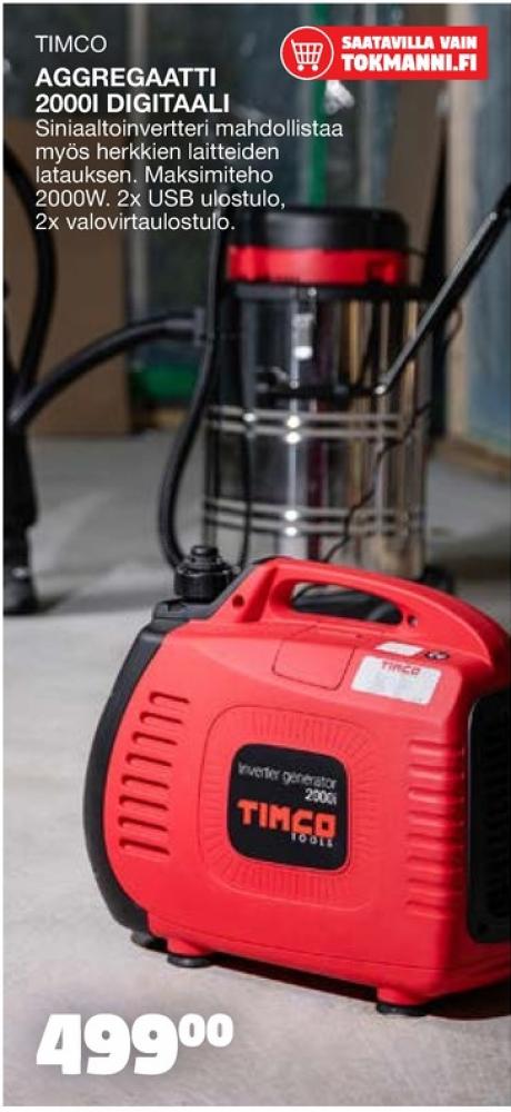 Tarjoukset ja hintavertailu haulla Timco, , Aggregaatit 0.000 kpl 1 kappale €499.00