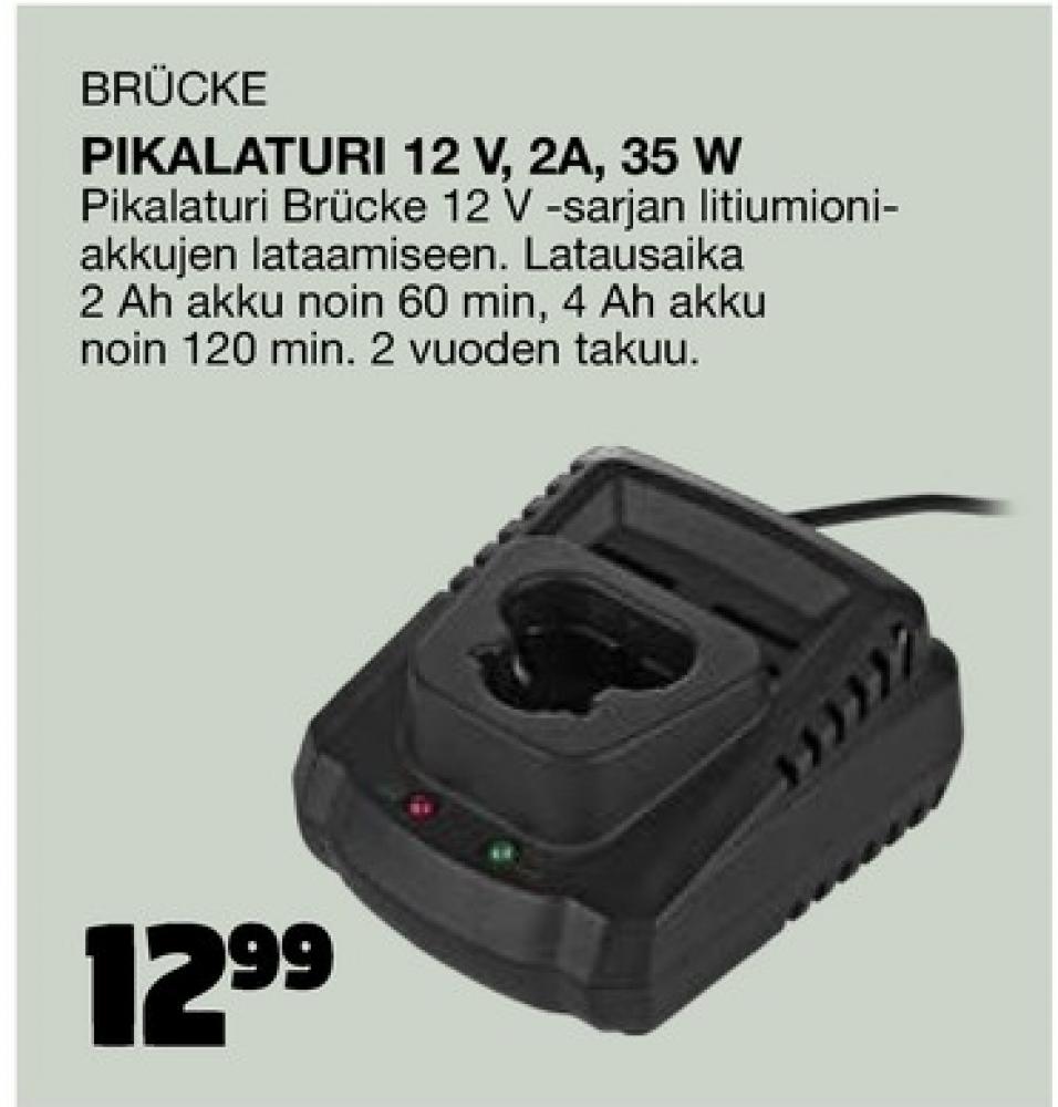 Tarjoukset ja hintavertailu haulla Brücke, , Akkulaturit 0.000 kpl 1 kappale €12.99