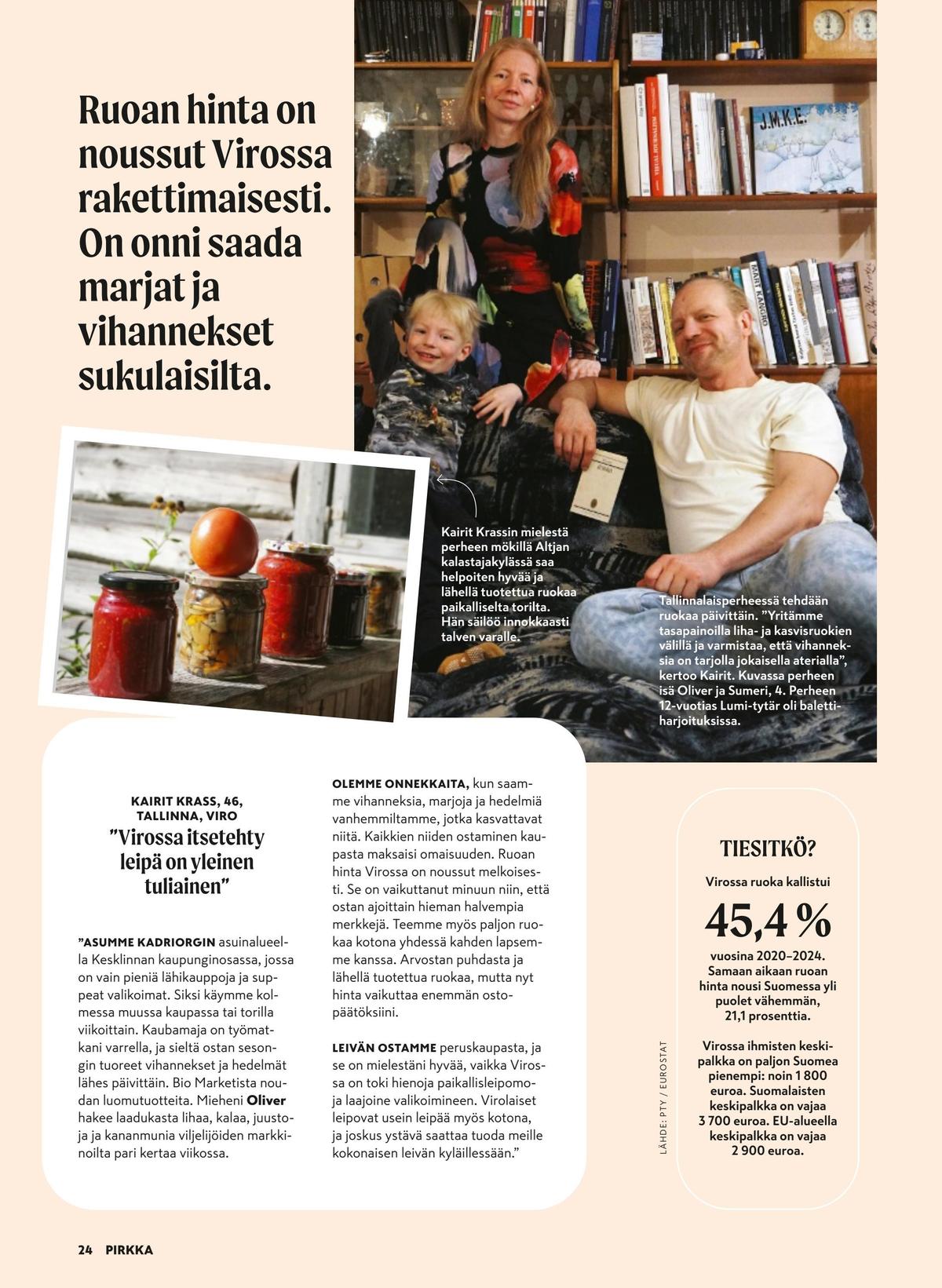 Katso ketjun Pirkka tarjouslehti viikolta 46 sivustolla Viikkotarjoukset.fi. Löydät monia hyviä tarjouksia erilaisista tuotteista. Lue tarjouslehti täältä! Sivu 24