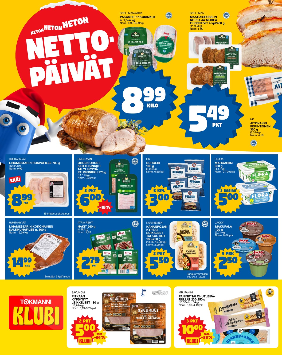 Katso ketjun Tokmanni tarjouslehti viikolta 46 sivustolla Viikkotarjoukset.fi. Löydät monia hyviä tarjouksia erilaisista tuotteista, esimerkiksi %product1% tai muista tuotteista. Lue tarjouslehti täältä! Sivu 2