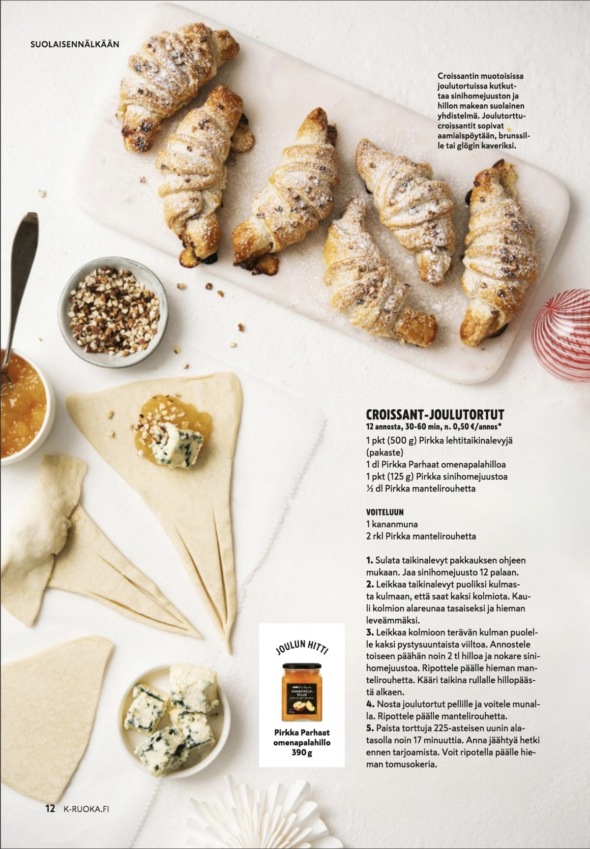 Katso ketjun K-Ruoka tarjouslehti viikolta 47 sivustolla Viikkotarjoukset.fi. Löydät monia hyviä tarjouksia erilaisista tuotteista. Lue tarjouslehti täältä! Sivu 12