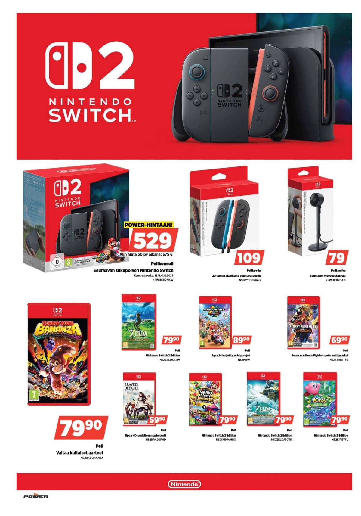 Katso ketjun Power tarjouslehti viikolta 47 sivustolla Viikkotarjoukset.fi. Löydät monia hyviä tarjouksia erilaisista tuotteista. Lue tarjouslehti täältä! Sivu 17