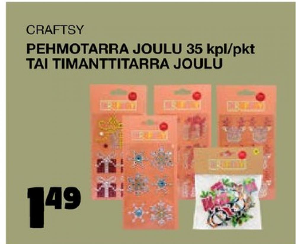 Tarjoukset ja hintavertailu haulla ei määritelty, , Askartelutuotteet 0.000 kpl 1 kappale €1.49